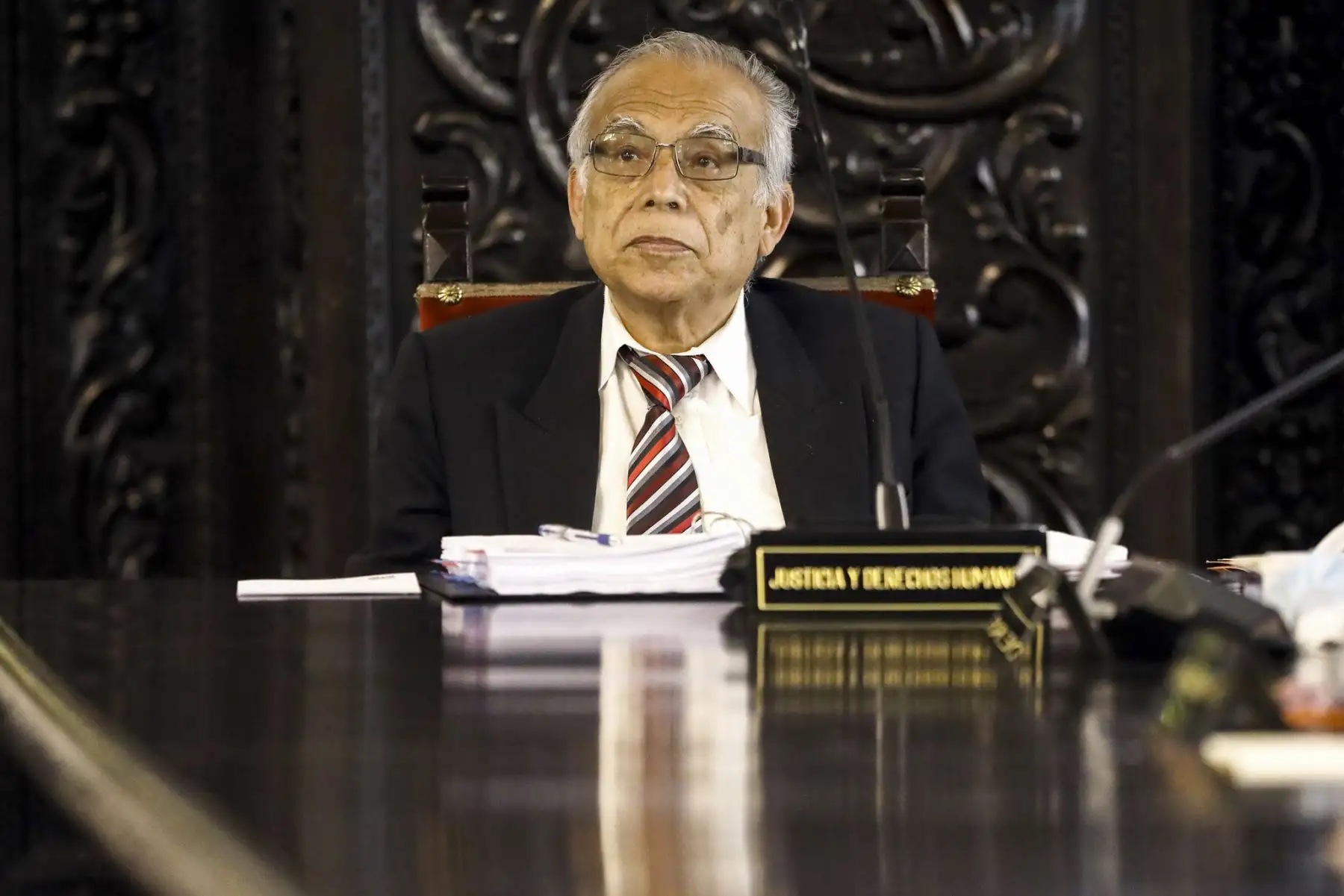 Jefe de Estado, Pedro Castillo, lidera sesión del Consejo de Ministros. Foto: ANDINA/Prensa Presidencia