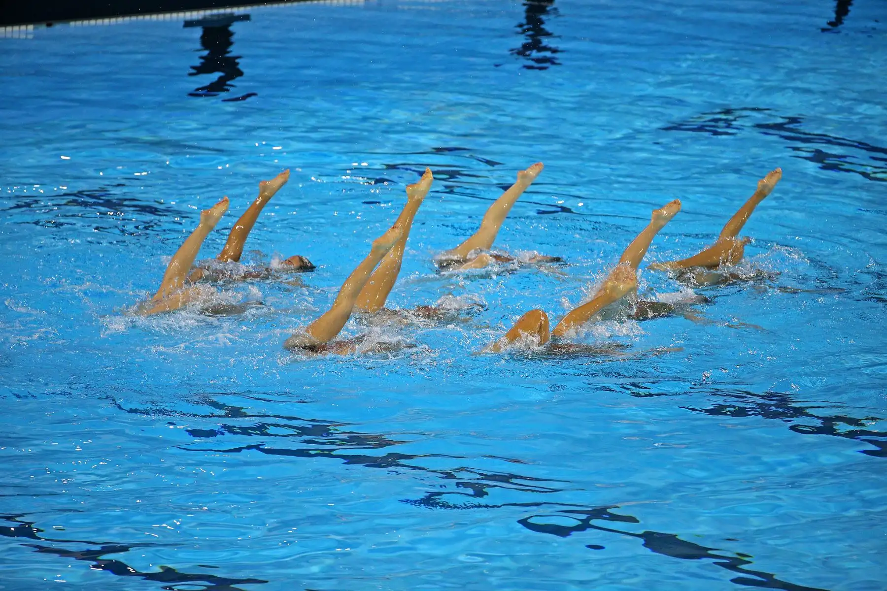 Tercer día de competencias de Natación Artística del Sudamericano Juvenil de Deportes Acuáticos Perú Bicentenario 2021 en el Centro Acuático de La Videna. Competencias de Rutinas de equipos libres. Foto: Legado