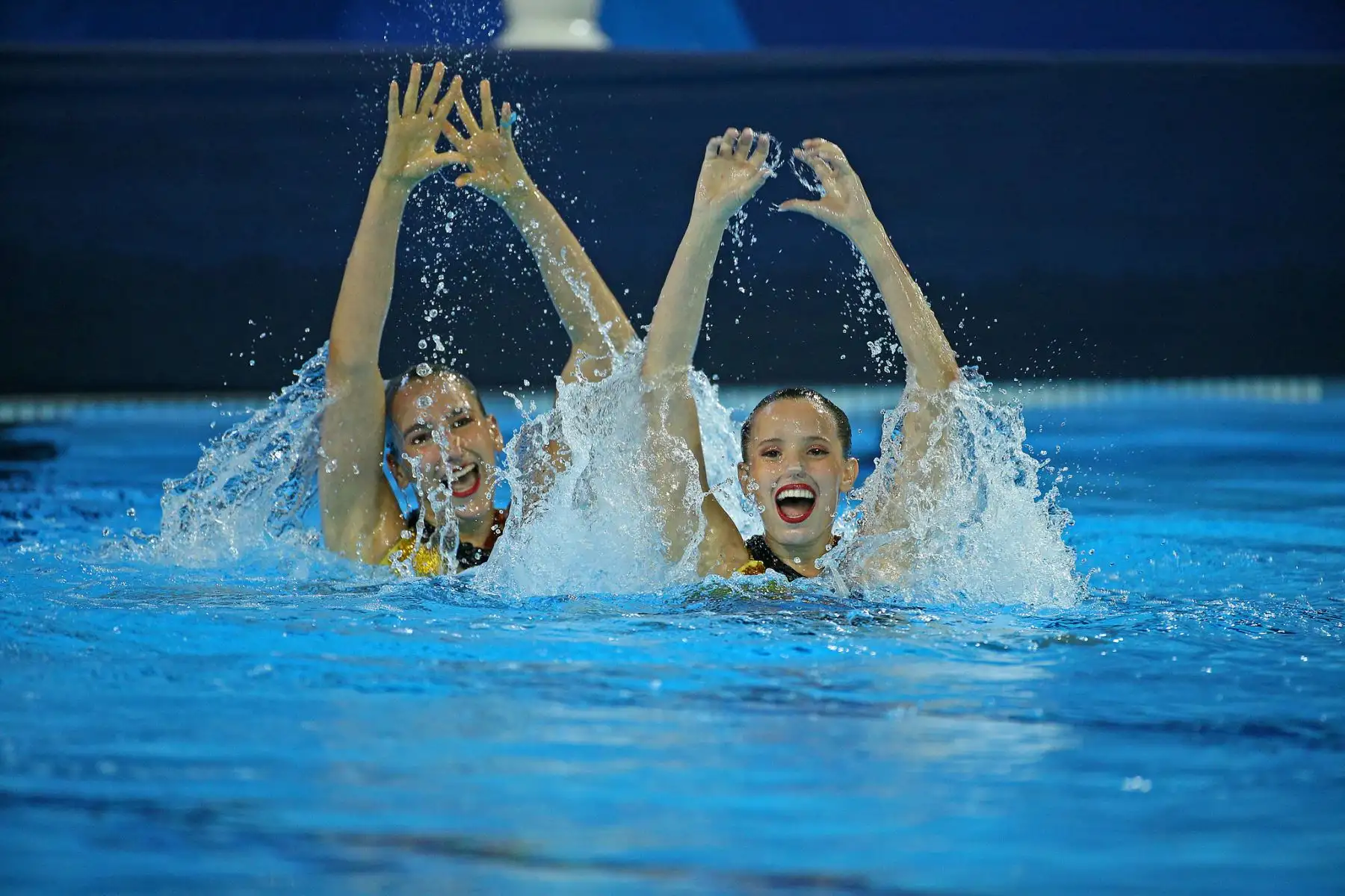 Tercer día de competencias de Natación Artística del Sudamericano Juvenil de Deportes Acuáticos Perú Bicentenario 2021 en el Centro Acuático de La Videna. Competencias de Rutinas de equipos libres. Foto: Legado