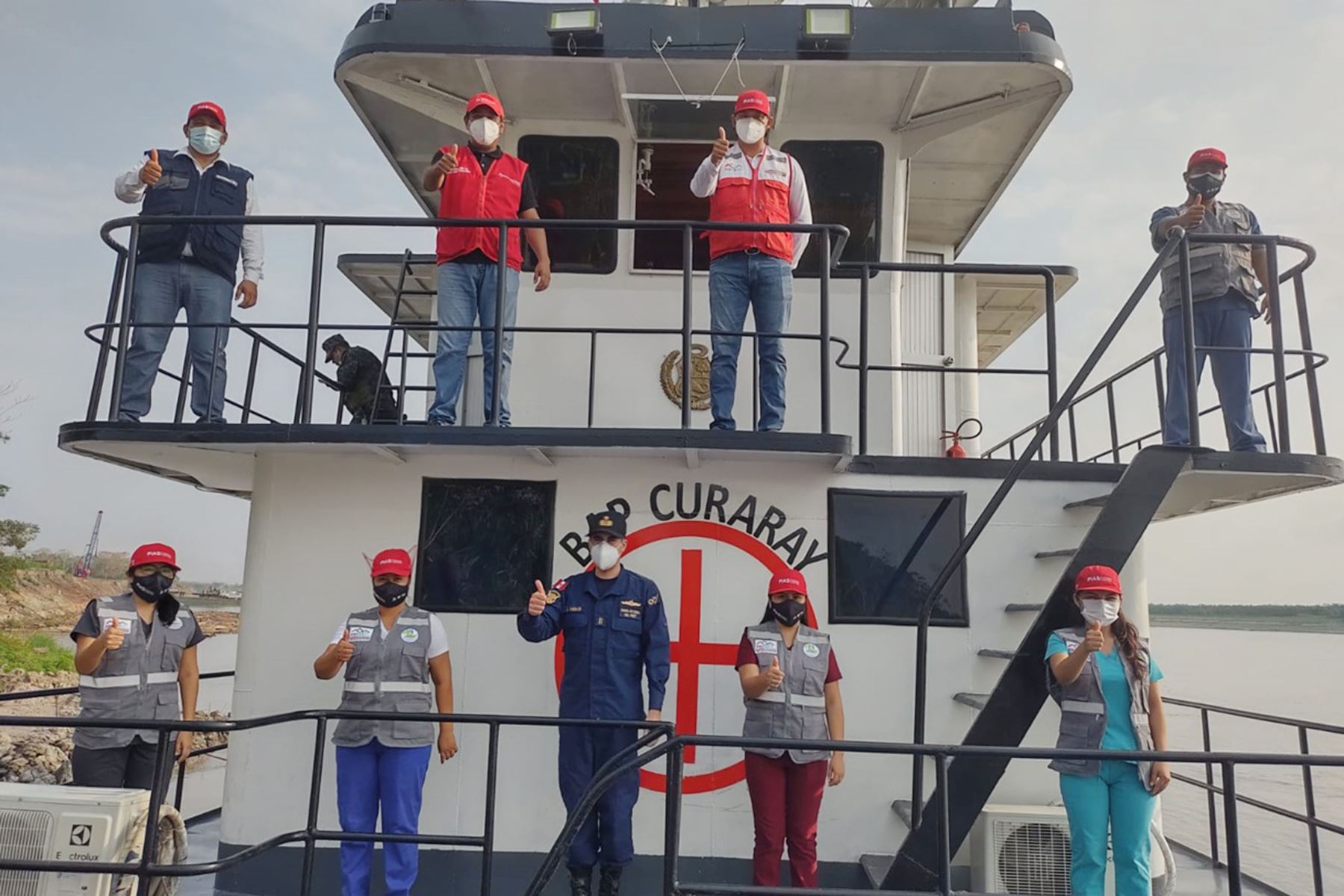 El BAP Curaray navegará durante 41 días para brindar, con pertinencia cultural, servicios médicos y de laboratorio. Foto: ANDINA/Difusión