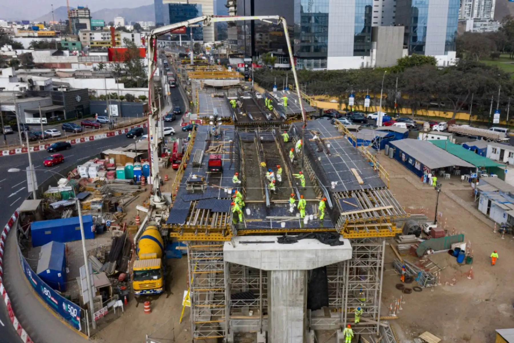 Construcción de infraestructura pública. ANDINA/Difusión