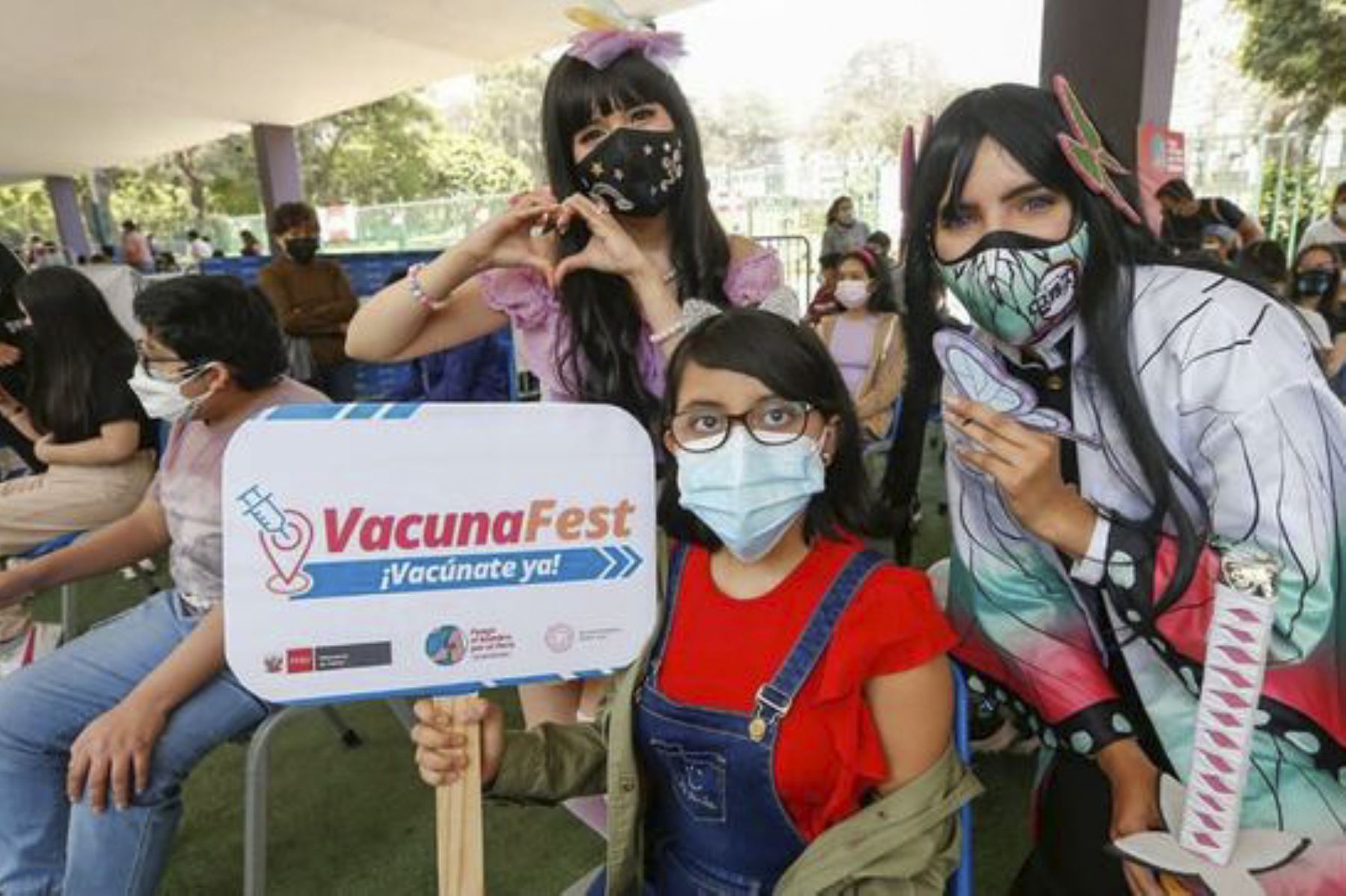 La Universidad Ricardo Palma será sede del Vacunafest durante 24 hora ininterrumpidas. ANDINA/ Minsa