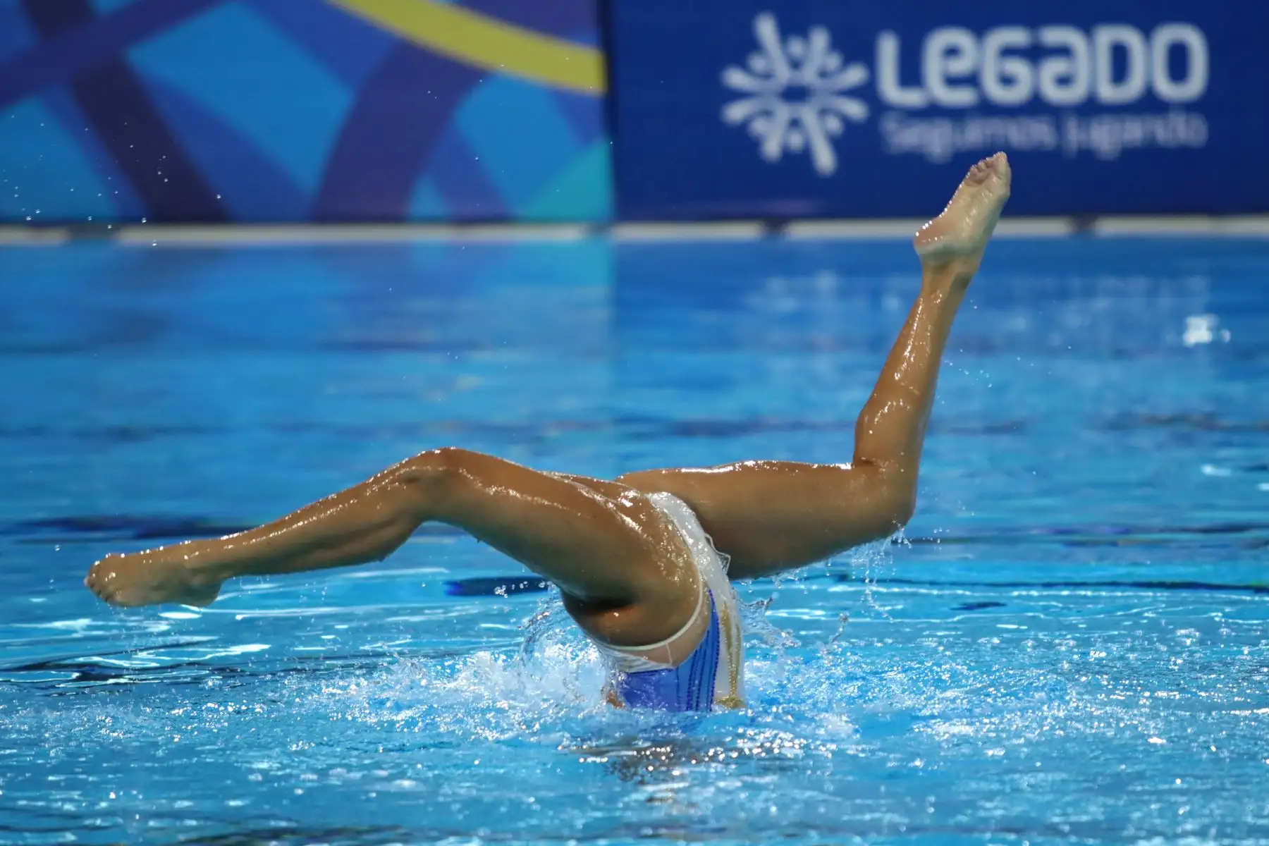Se realizó el cierre de la competencia de clavados y natación artística en el Sudamericano Juvenil de Deportes Acuáticos en el Centro Acuático de La Videna. Foto: Legado / Paul Vallejos