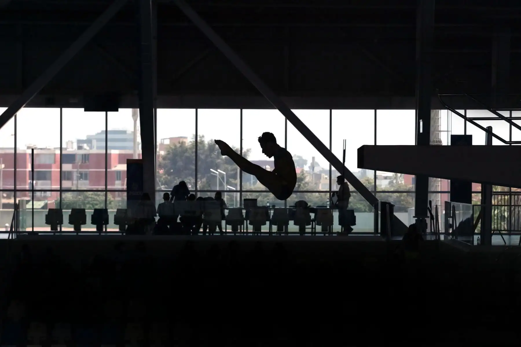 Se realizó el cierre de la competencia de clavados y natación artística en el Sudamericano Juvenil de Deportes Acuáticos en el Centro Acuático de La Videna. Foto: Legado / Paul Vallejos