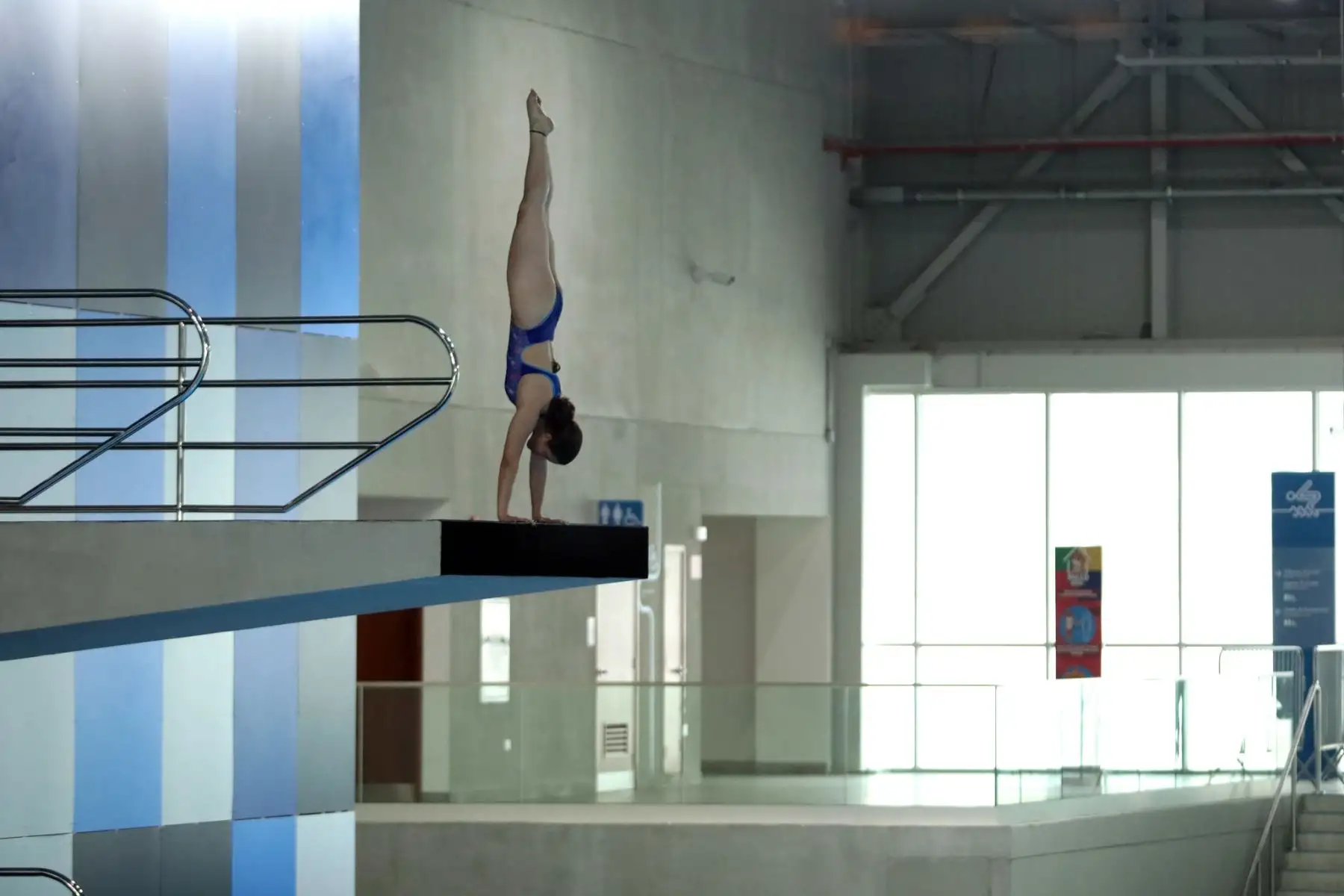 Se realizó el cierre de la competencia de clavados y natación artística en el Sudamericano Juvenil de Deportes Acuáticos en el Centro Acuático de La Videna. Foto: Legado / Paul Vallejos
