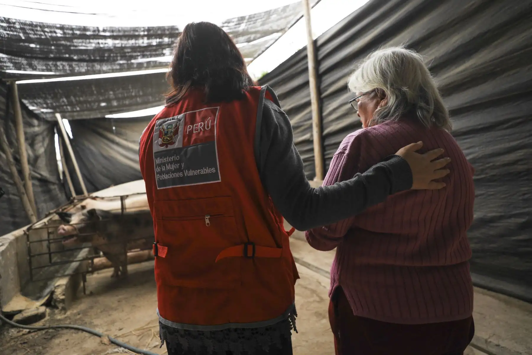 La ministra de la Mujer y Poblaciones Vulnerables, Anahí Durand, visitó a agricultoras ecológicas del Valle de Lurín. Foto: ANDINA/MIMP