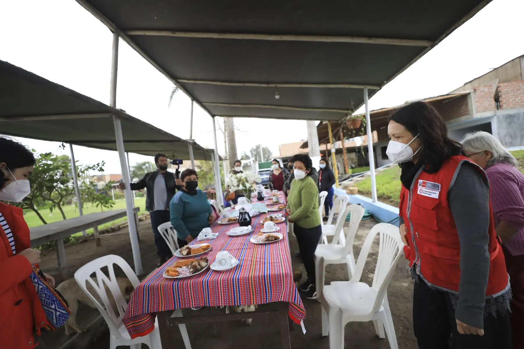 La ministra de la Mujer y Poblaciones Vulnerables, Anahí Durand, visitó a agricultoras ecológicas del Valle de Lurín. Foto: ANDINA/MIMP
