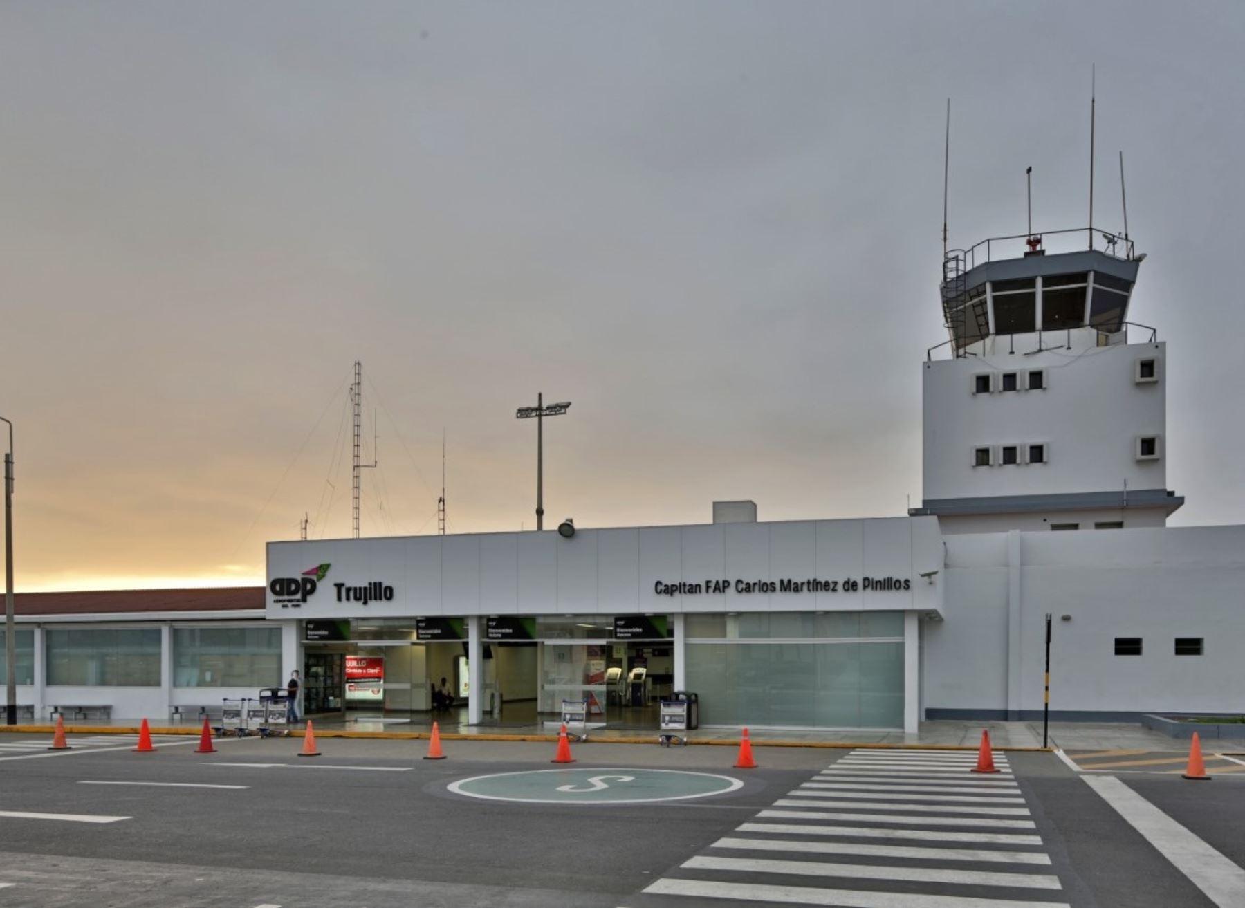 El aeropuerto de Trujillo forma parte del grupo de infraestructuras donde se ejecutan trabajos para ampliar el terminal de pasajeros.
