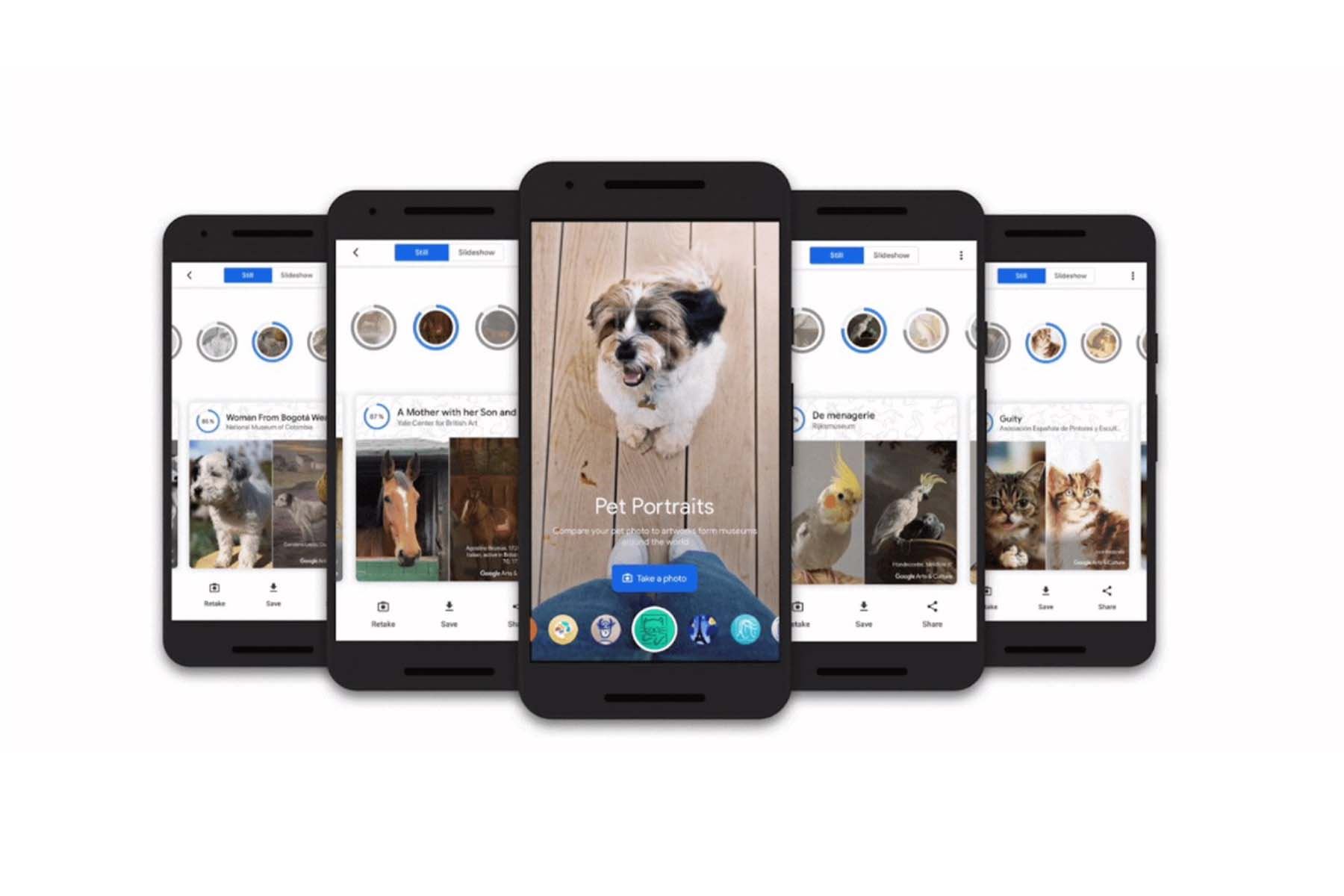 Esta app, junto a Art Selfie, hace uso de la inteligencia artificial de Google para buscar a dobles de personas y mascotas en obras de arte de cualquier época y lugar. Foto: Google