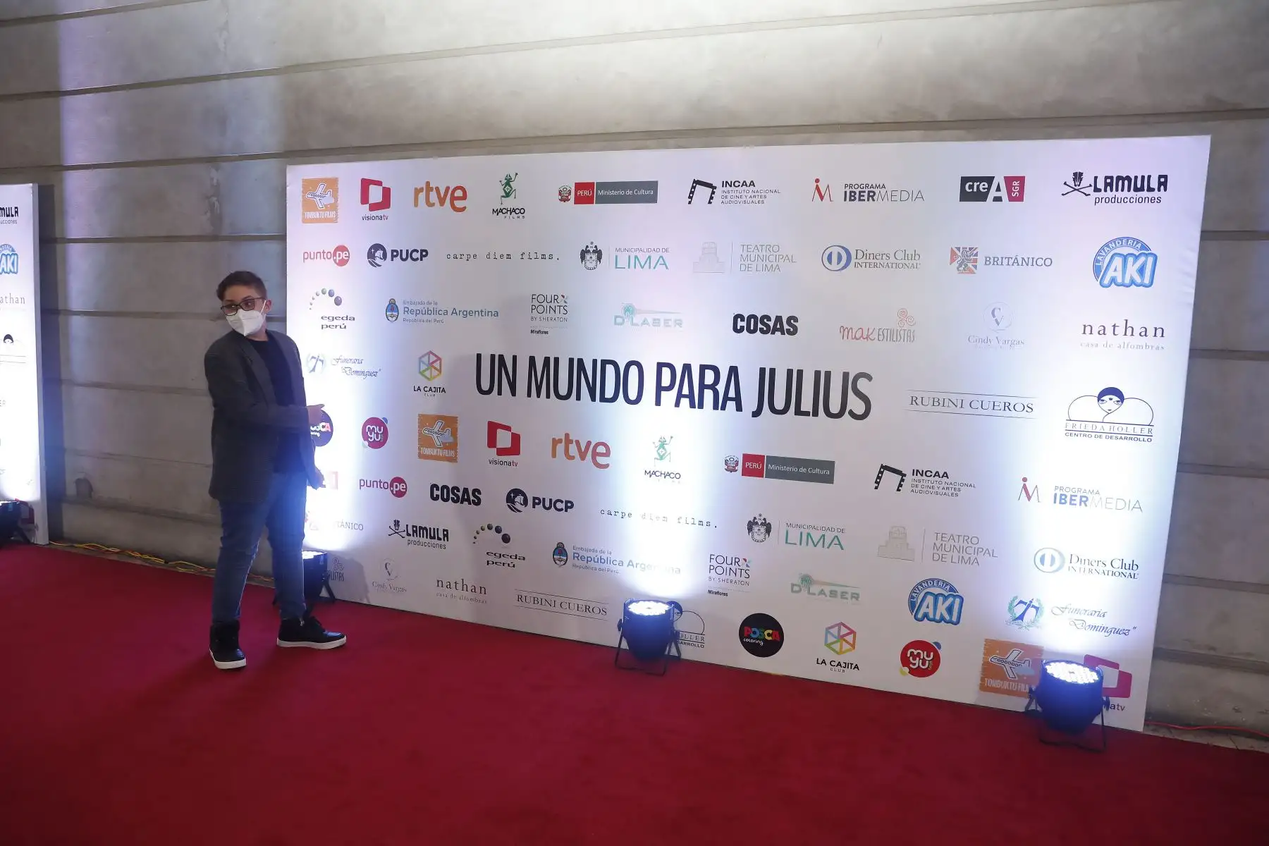 Avant Premier de la película Un mundo para Julius en el Teatro Municipal de Lima. Foto: ANDINA/Renato Pajuelo