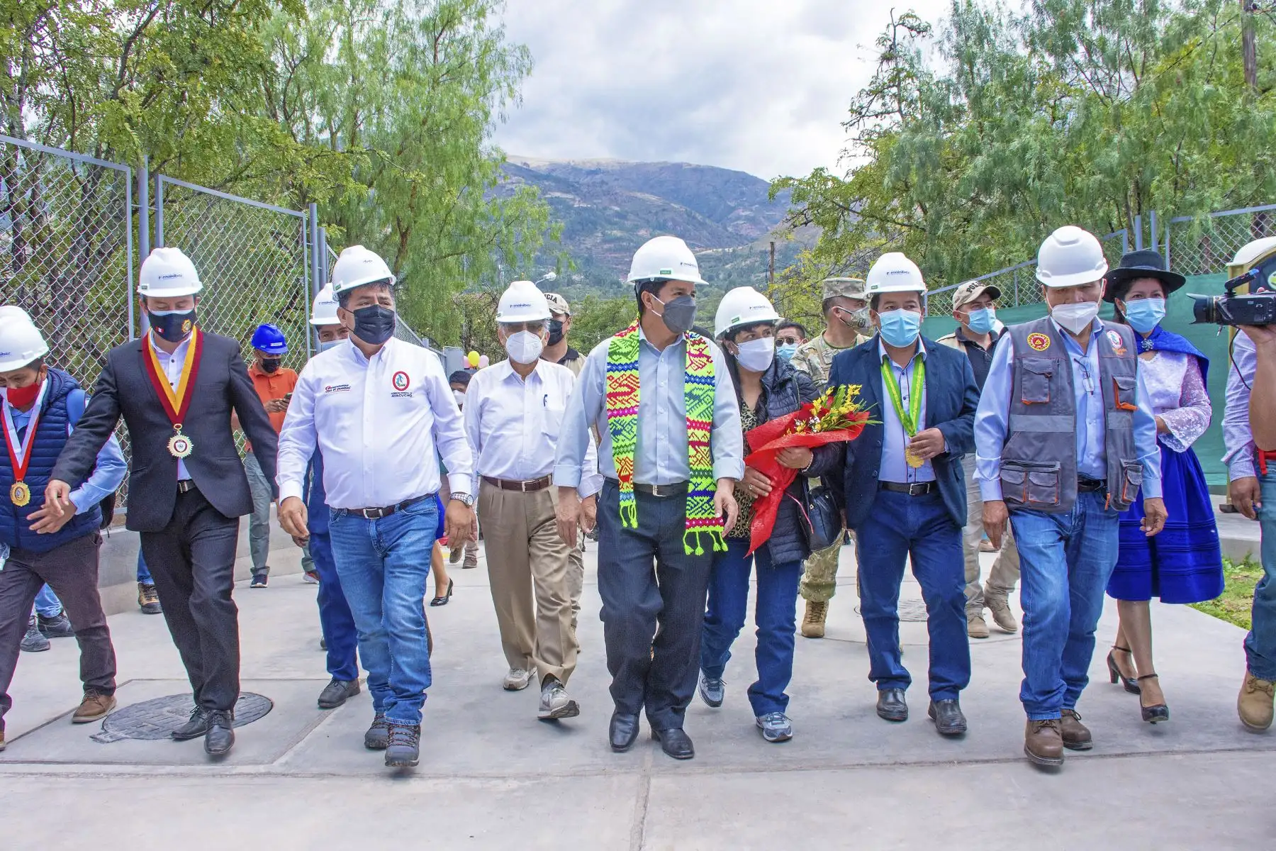 El presidente Pedro Castillo inauguró segunda planta de oxígeno en Huanta región Ayacucho. Foto: ANDINA/Presidencia El presidente Pedro Castillo inauguró segunda planta de oxígeno en Huanta región Ayacucho. Foto: ANDINA/Presidencia