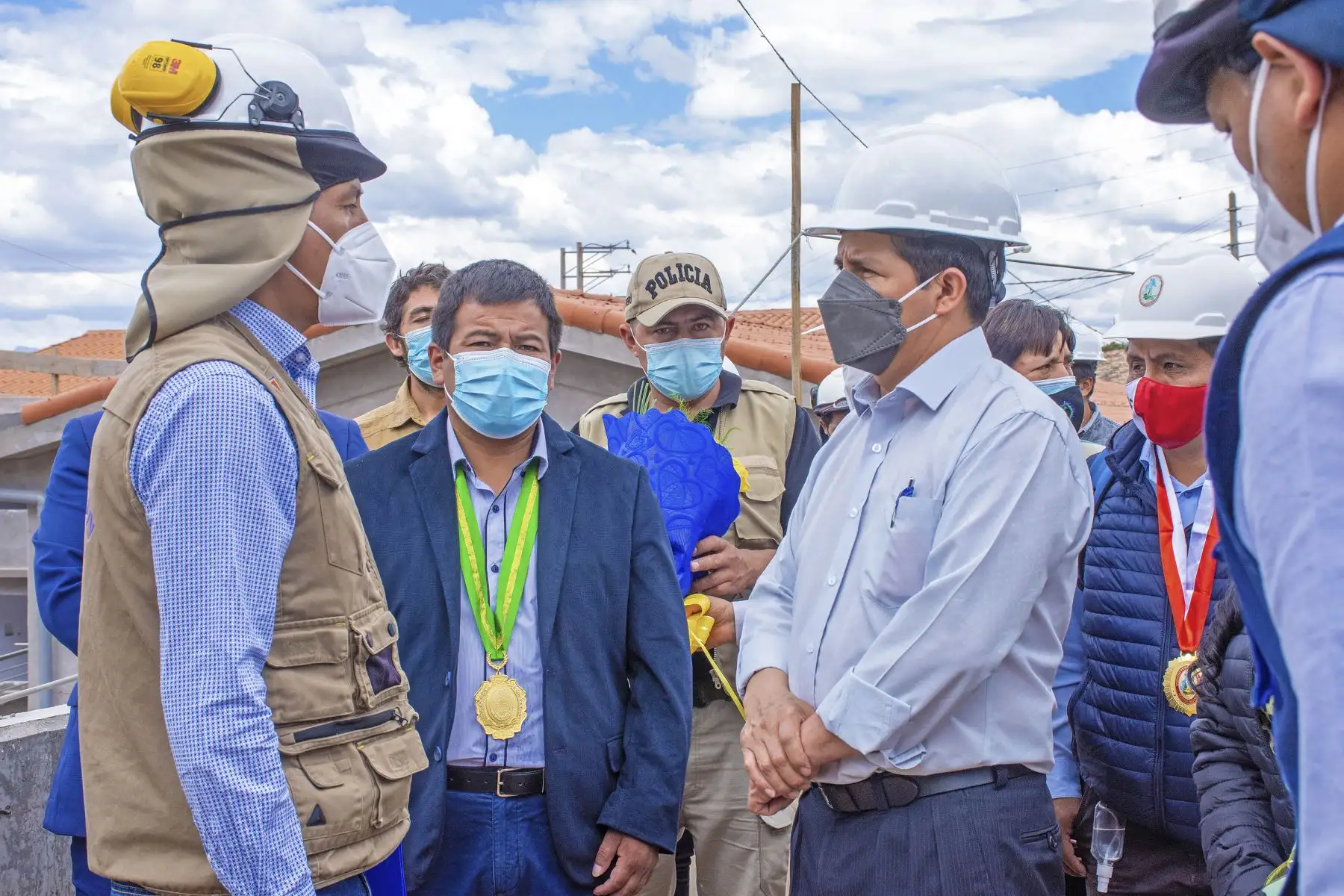 El presidente Pedro Castillo inauguró segunda planta de oxígeno en Huanta región Ayacucho. Foto: ANDINA/Presidencia El presidente Pedro Castillo inauguró segunda planta de oxígeno en Huanta región Ayacucho. Foto: ANDINA/Presidencia