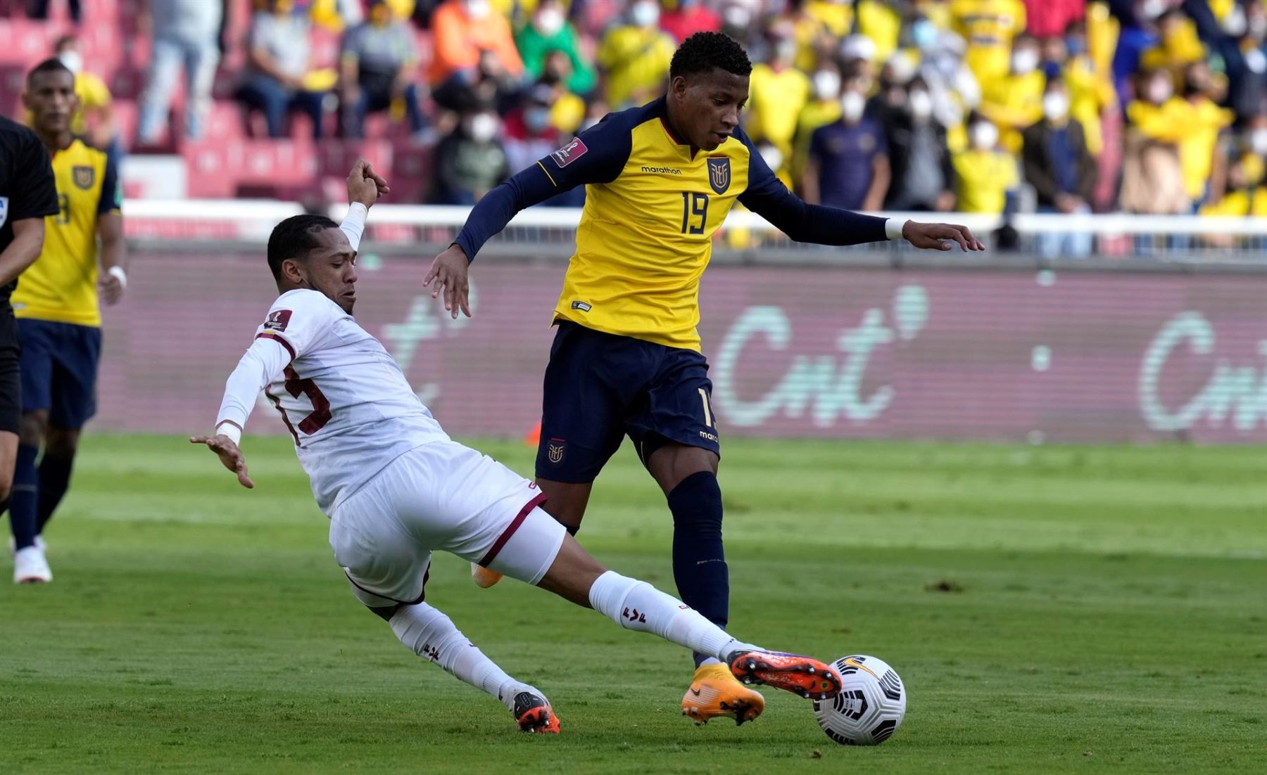 Catar 2022: Ecuador vence por 1-0 a Venezuela en el primer tiempo