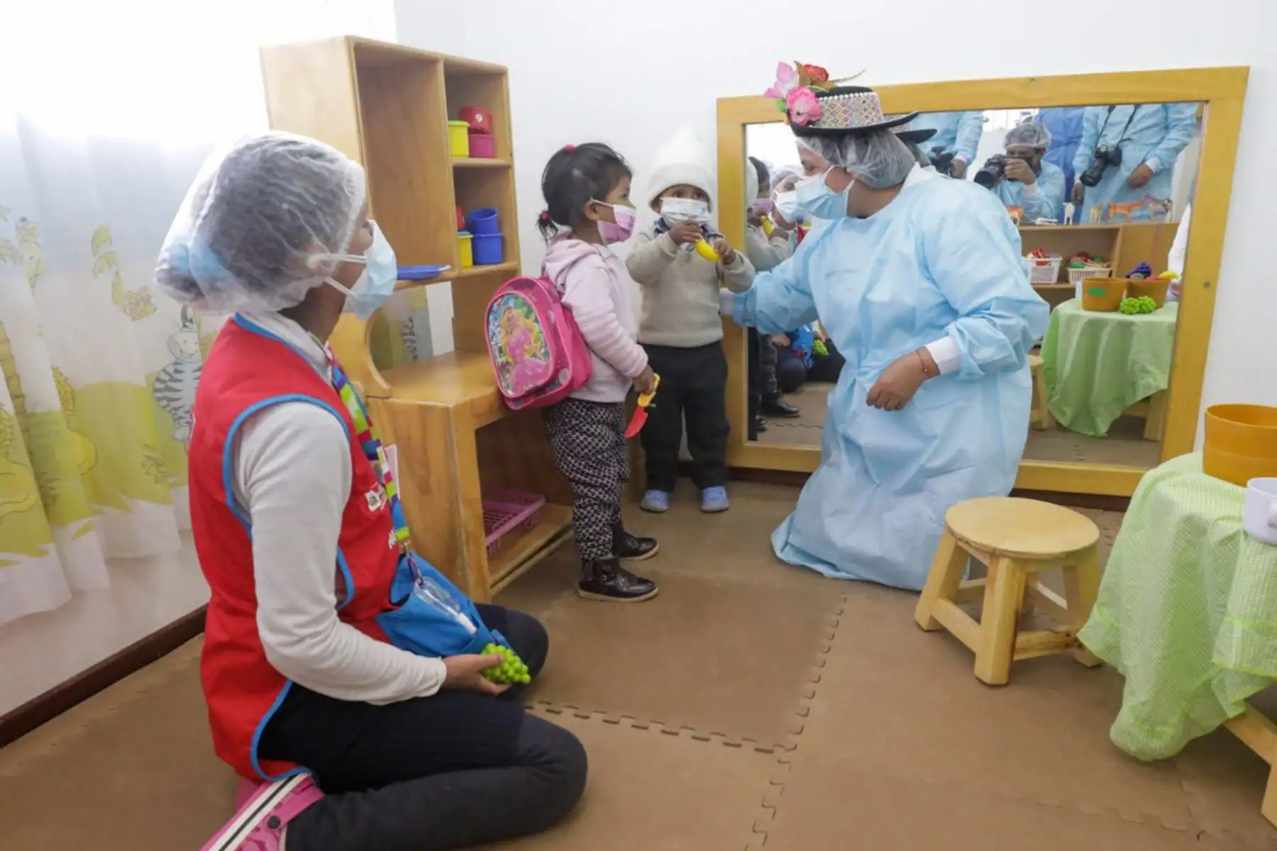 Centro Infantil de Atención Integral (CIAI) Paucará, en Huancavelica, servicio de cuidado diurno del Programa Nacional Cuna Más. Foto: Minsa