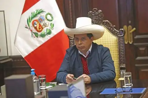 El Mandatario abordó el tema de la compleja realidad del país, cuya inmensa riqueza, contrasta con las diferencias generadas por un crecimiento económico desigual. Foto: Prensa Presidencia.
