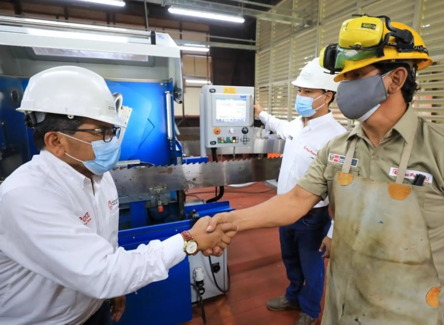 Con nuevos equipos el Ministerio de la Producción (Produce) refuerza labor de la CITE forestal Pucallpa en favor del sector forestal de Ucayali. ANDINA/Difusión
