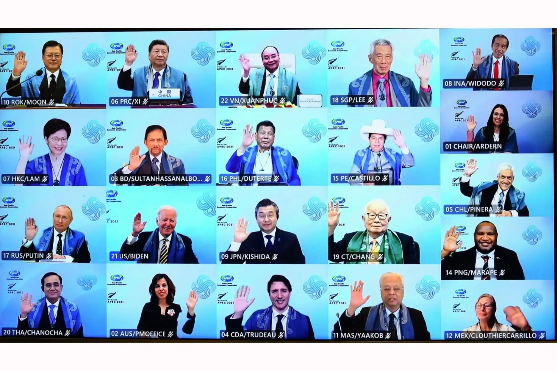 El jefe de Estado, Pedro Castillo, participó de manera virtual, en la cumbre de líderes del APEC 2021. Foto: ANDINA/ Prensa Presidencia
