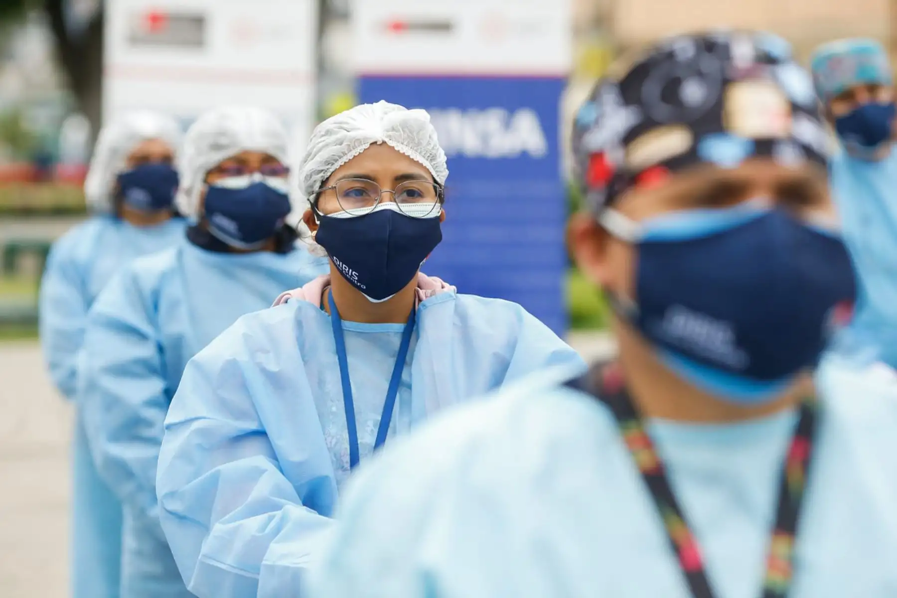 Con el objetivo de aplicar pruebas moleculares gratuitas a familias que viven en zonas con alto riesgo de contagio de la COVID-19, según la información proporcionada en el Mapa de Calor del Instituto Nacional de Salud (INS). Foto: ANDINA/ Minsa