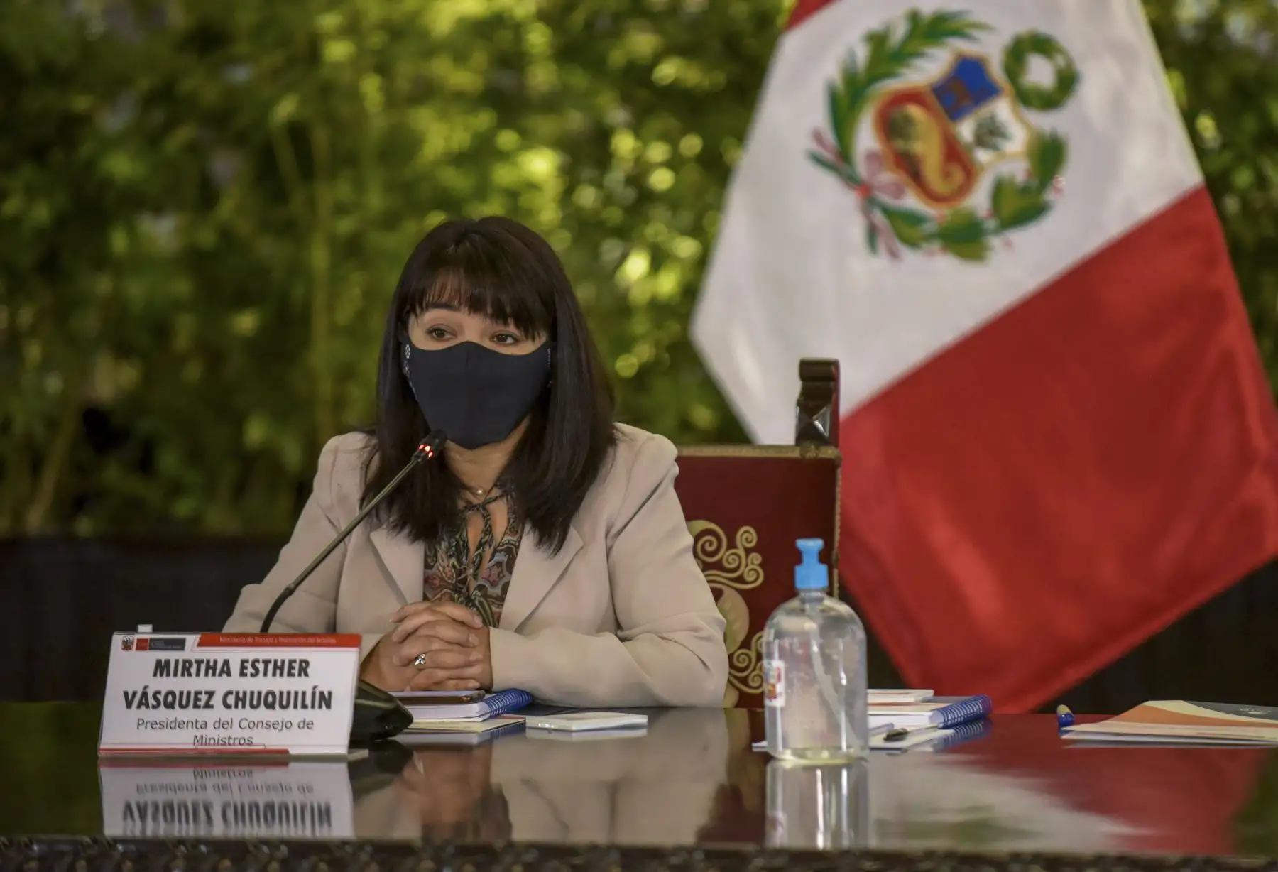 El presidente de la República, Pedro Castillo, encabeza sesión de reinstalación del Consejo Nacional de Trabajo. Participan la presidenta del Consejo de Ministros, Mirtha Vásquez y la titular de Trabajo y Promoción del Empleo, Betssy Chávez. Foto: ANDINA/Prensa Presidencia
