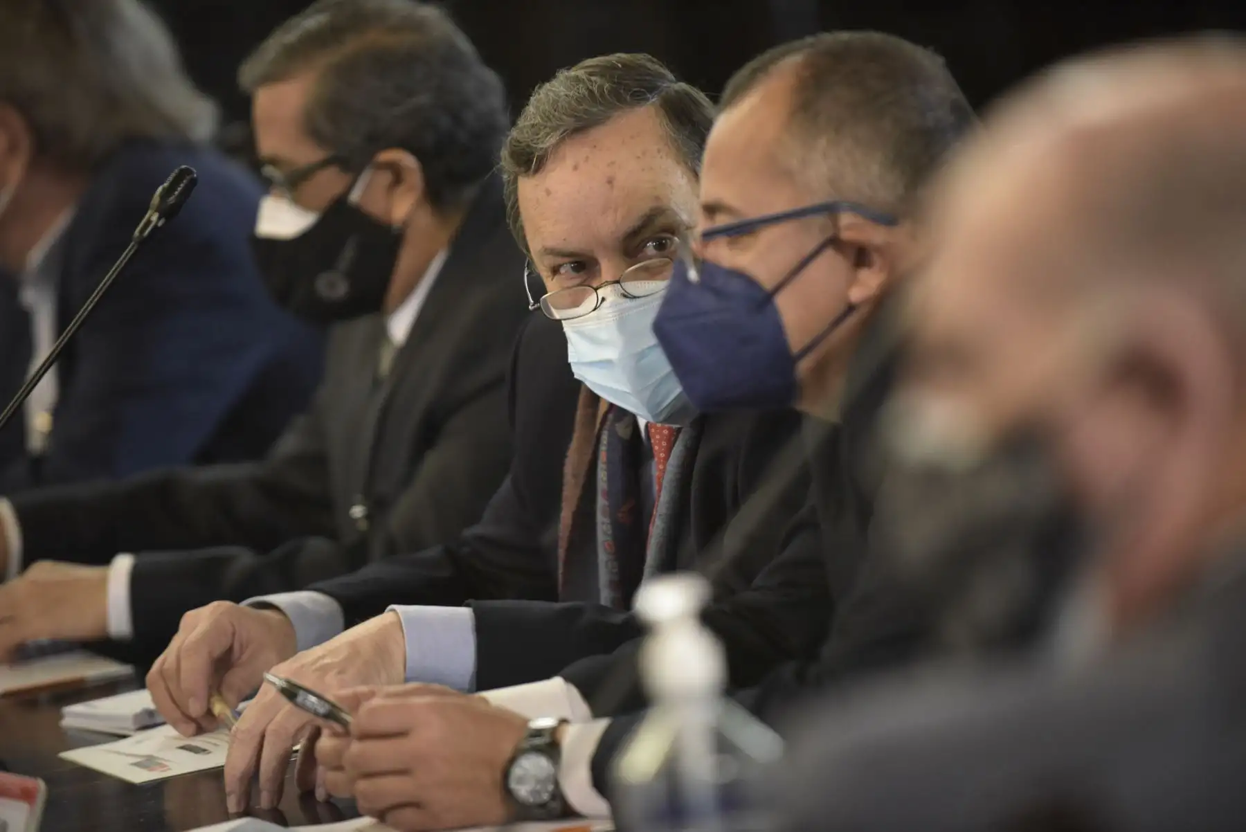 El presidente de la República, Pedro Castillo, encabeza sesión de reinstalación del Consejo Nacional de Trabajo. Participan la presidenta del Consejo de Ministros, Mirtha Vásquez y la titular de Trabajo y Promoción del Empleo, Betssy Chávez. Foto: ANDINA/Prensa Presidencia