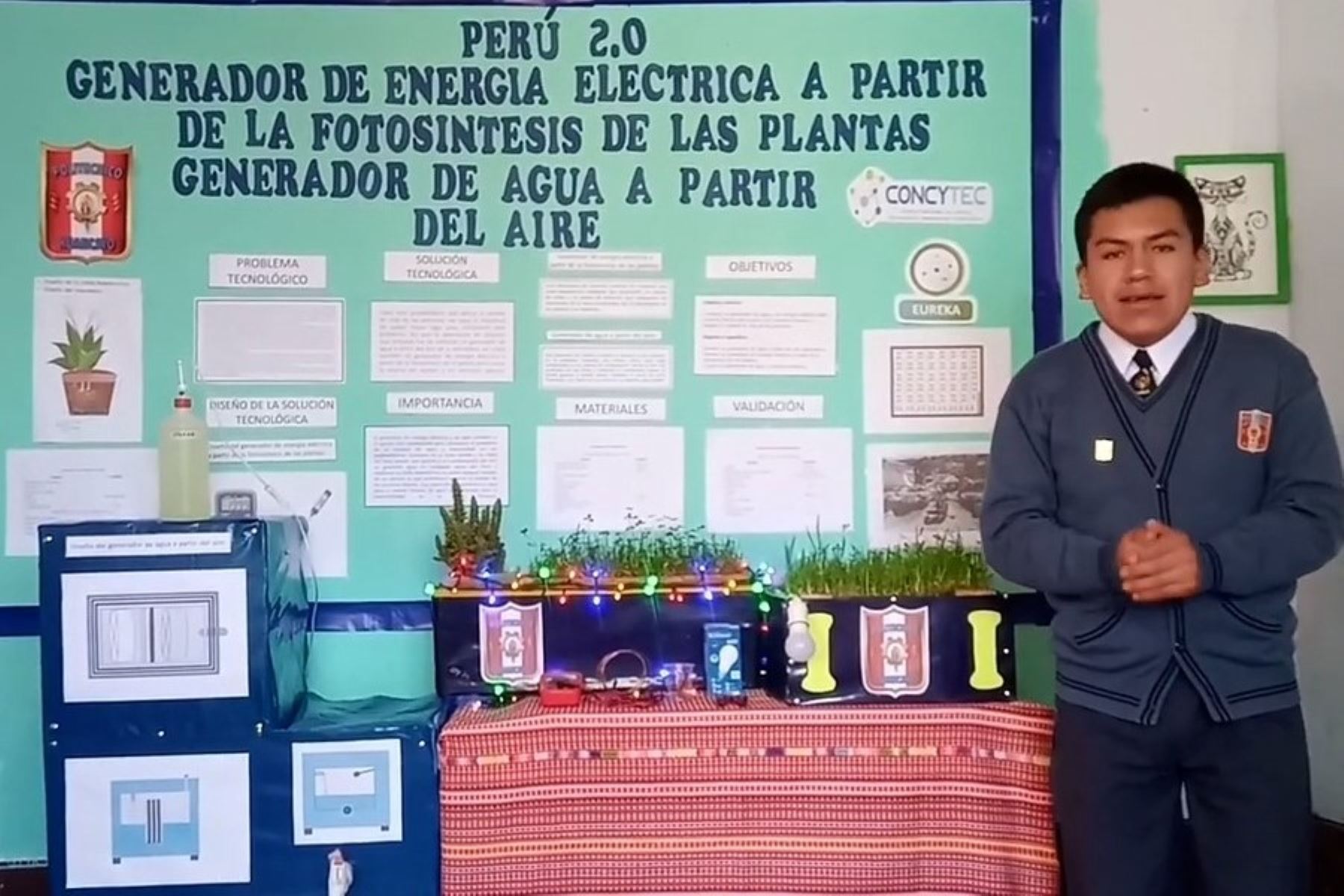 Estudiantes de todo el país compitieron con innovadores proyectos de investigación en la segunda edición de la feria virtual Perú con Ciencia. Foto: Concytec