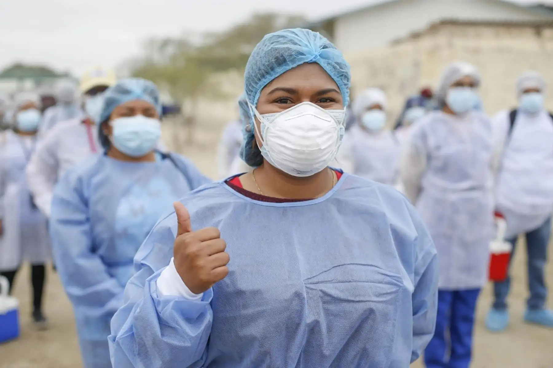 Personal del sector Salud. ANDINA/Difusión