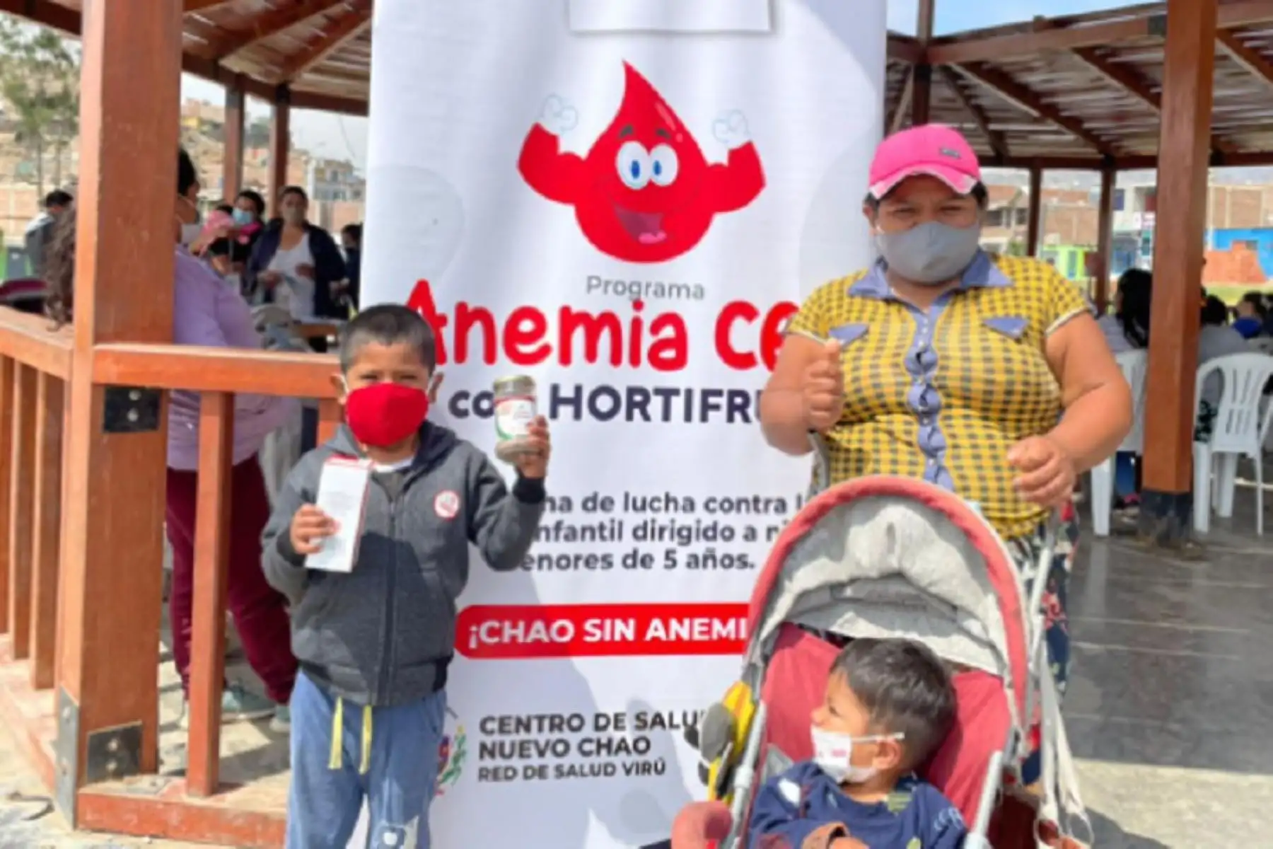 Debido a su alto contenido en hierro hemínico, el suplemento nutritivo “FerroQuinua” elaborado a base de quinua roja, cocoa, canela y camu camu, se sumó a la campaña “Anemia Cero”, en el distrito de Virú, región La Libertad.