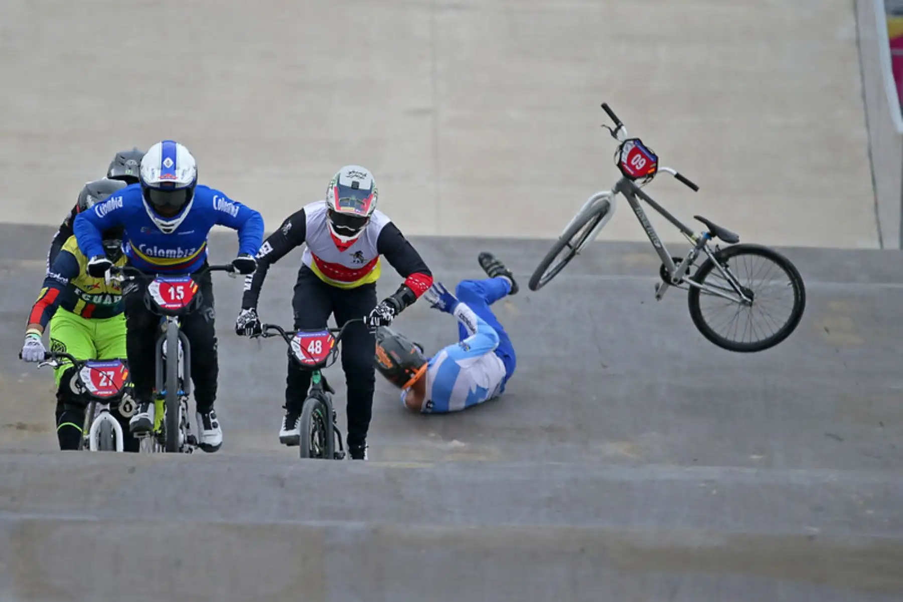 Campeonato Sudamericano de Ciclismo BMX Race en Complejo Costa Verde. Foto: Legado / Germán Falcón