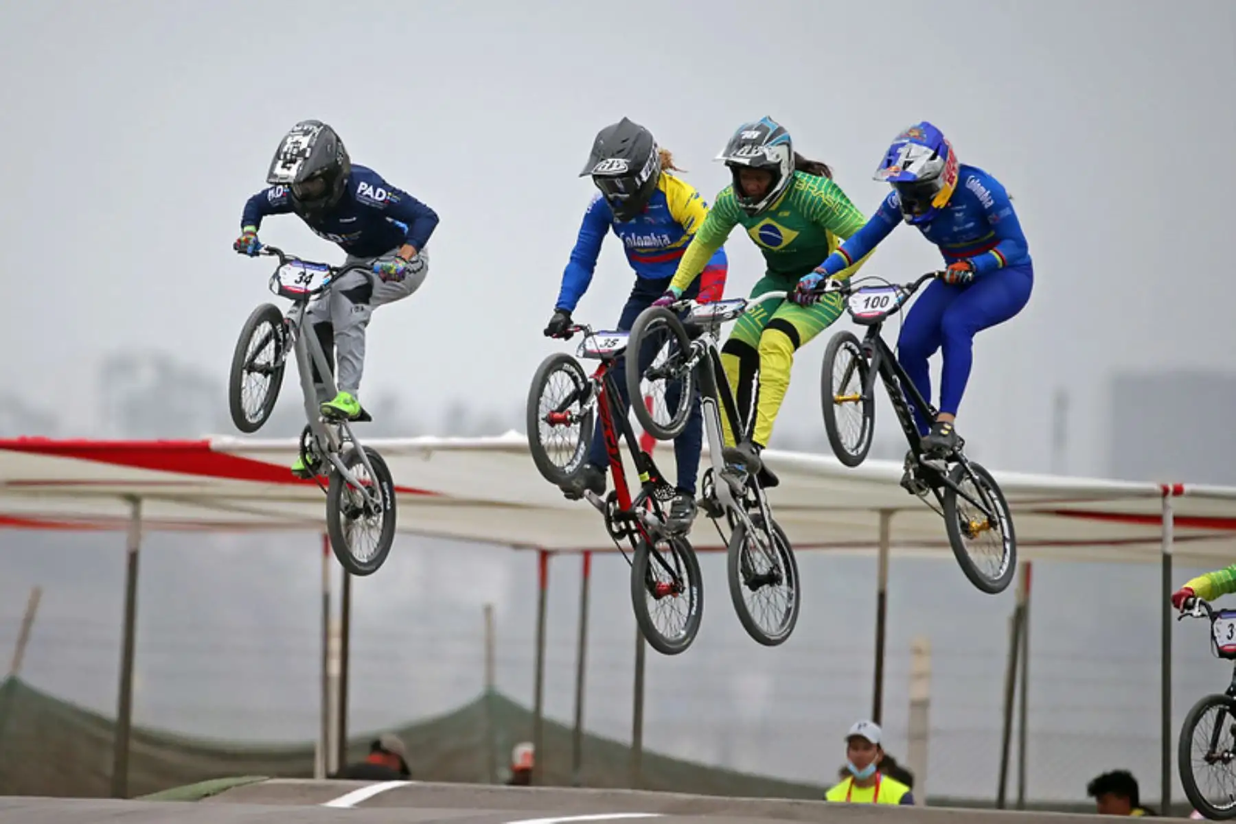Campeonato Sudamericano de Ciclismo BMX Race en Complejo Costa Verde. Foto: Legado / Germán Falcón