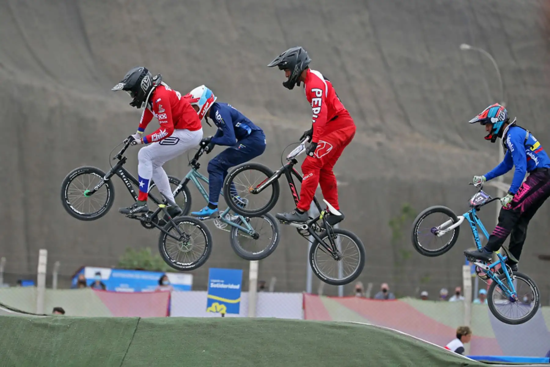 Campeonato Sudamericano de Ciclismo BMX Race en Complejo Costa Verde. Foto: Legado / Germán Falcón