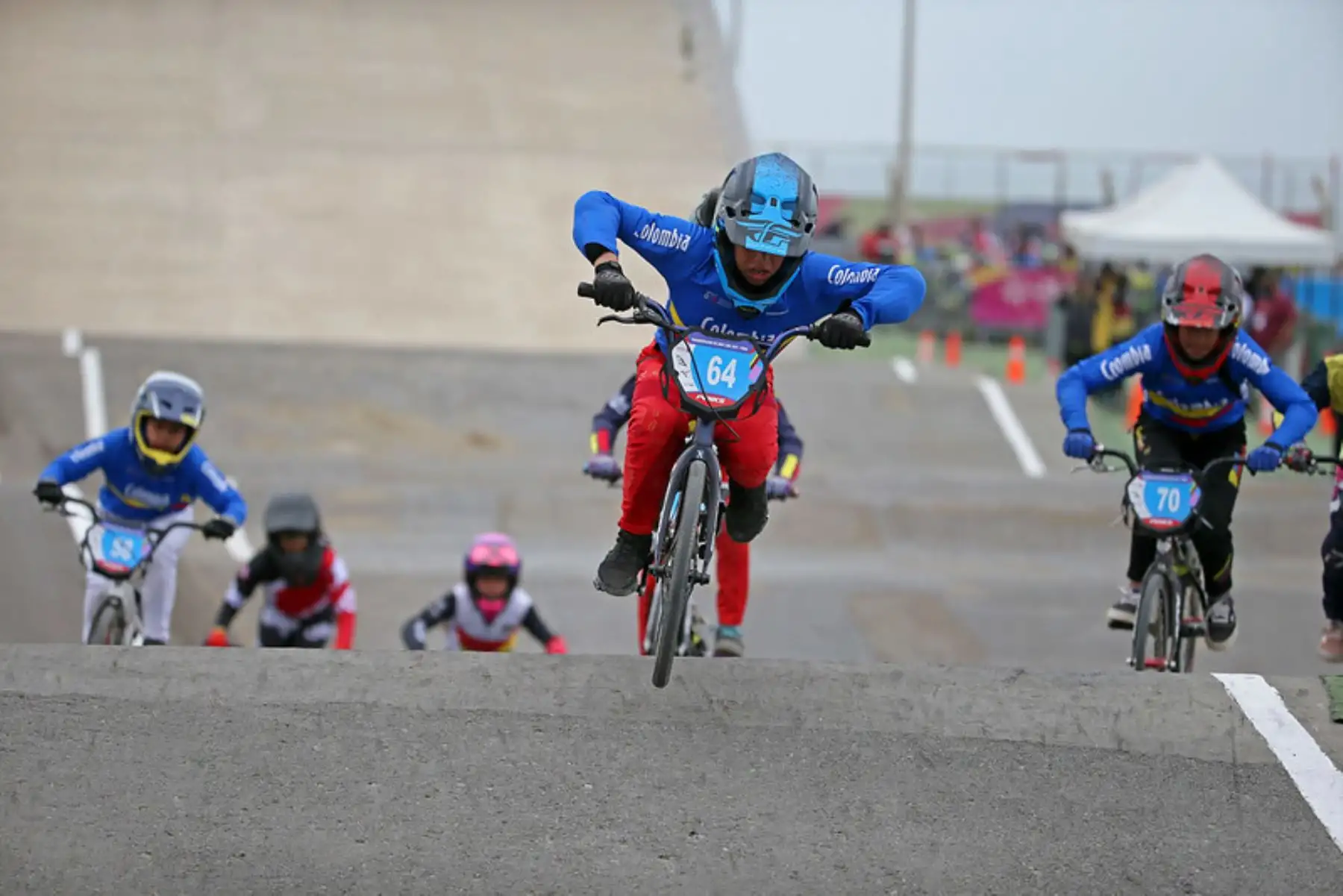 Campeonato Sudamericano de Ciclismo BMX Race en Complejo Costa Verde. Foto: Legado / Germán Falcón