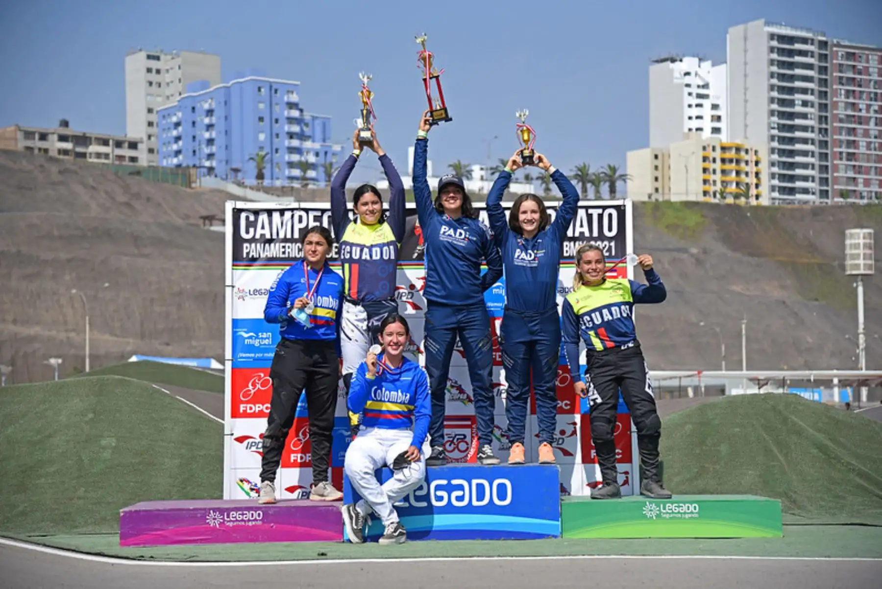 Campeonato Sudamericano de Ciclismo BMX Race en Complejo Costa Verde. Foto: Legado / Germán Falcón