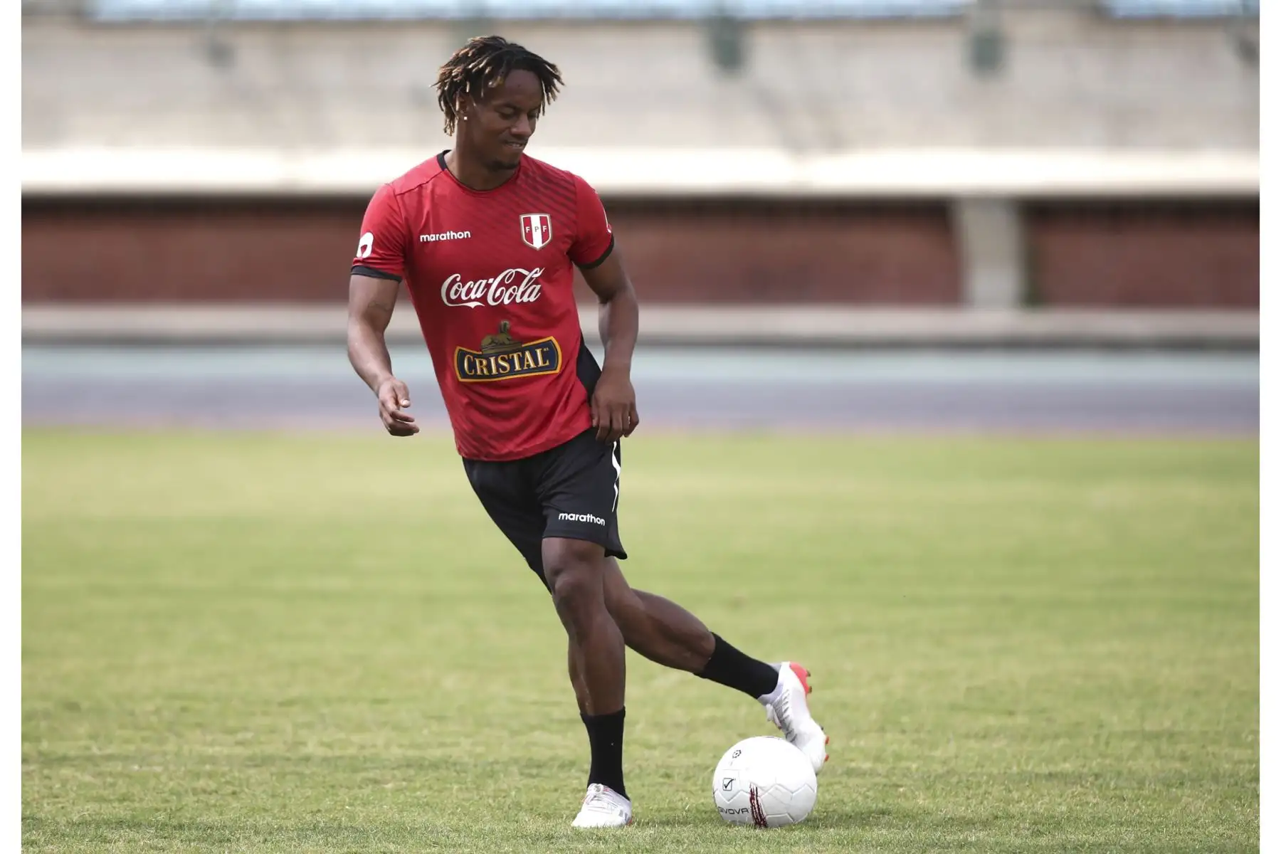La selección peruana realizó su último entrenamiento previo al duelo ante la selección de Venezuela en Caracas por clasificatorias a Catar 2022. Foto: FPF
