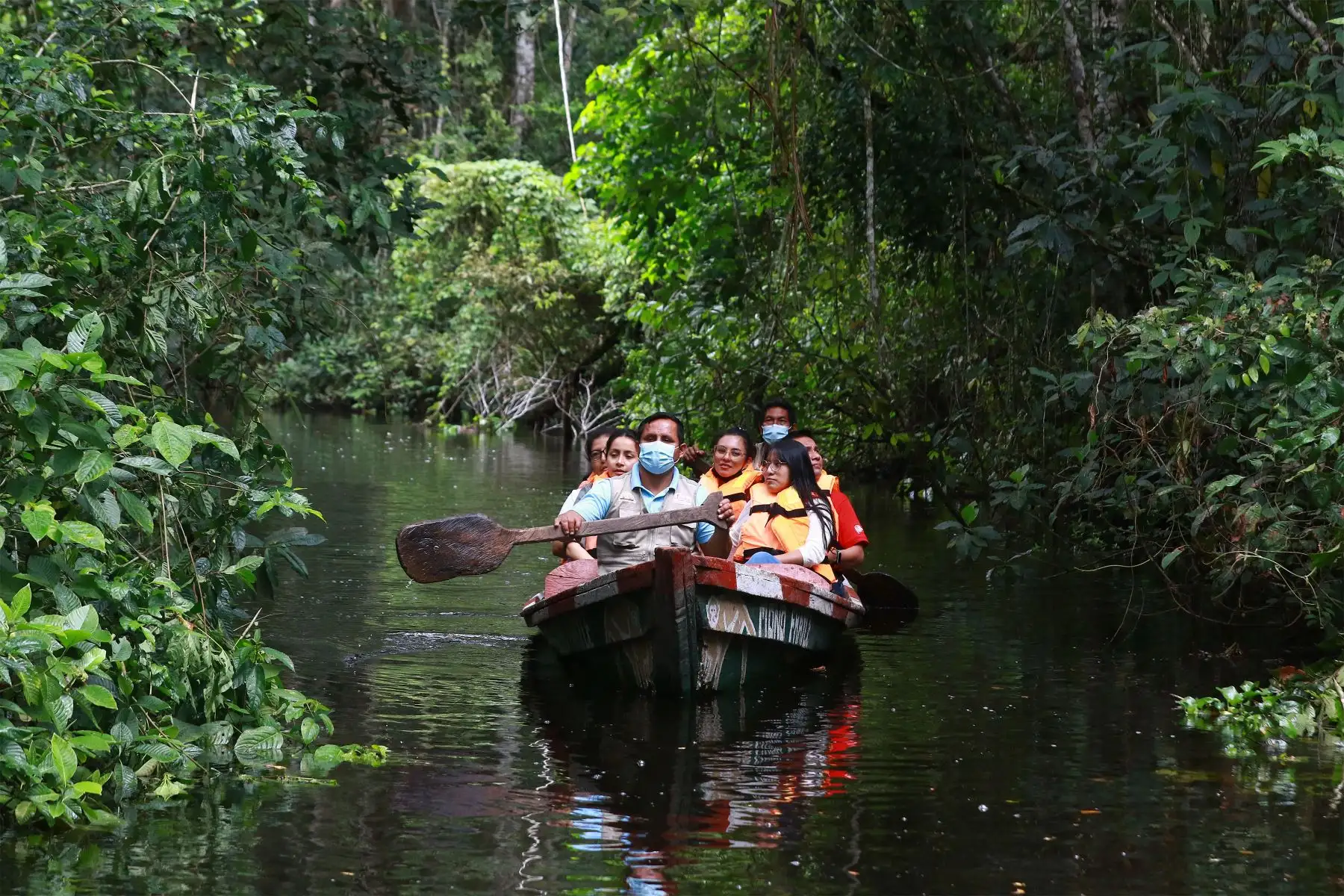 La Reserva Ecológica Santa Elena es un lugar privilegiado porque se encuentra en la zona de Conservación y Recuperación de Ecosistemas. Entre sus actividades turísticas están el paseo en bote, observación de flora y fauna.
Foto: ANDINA/ Eddy Ramos