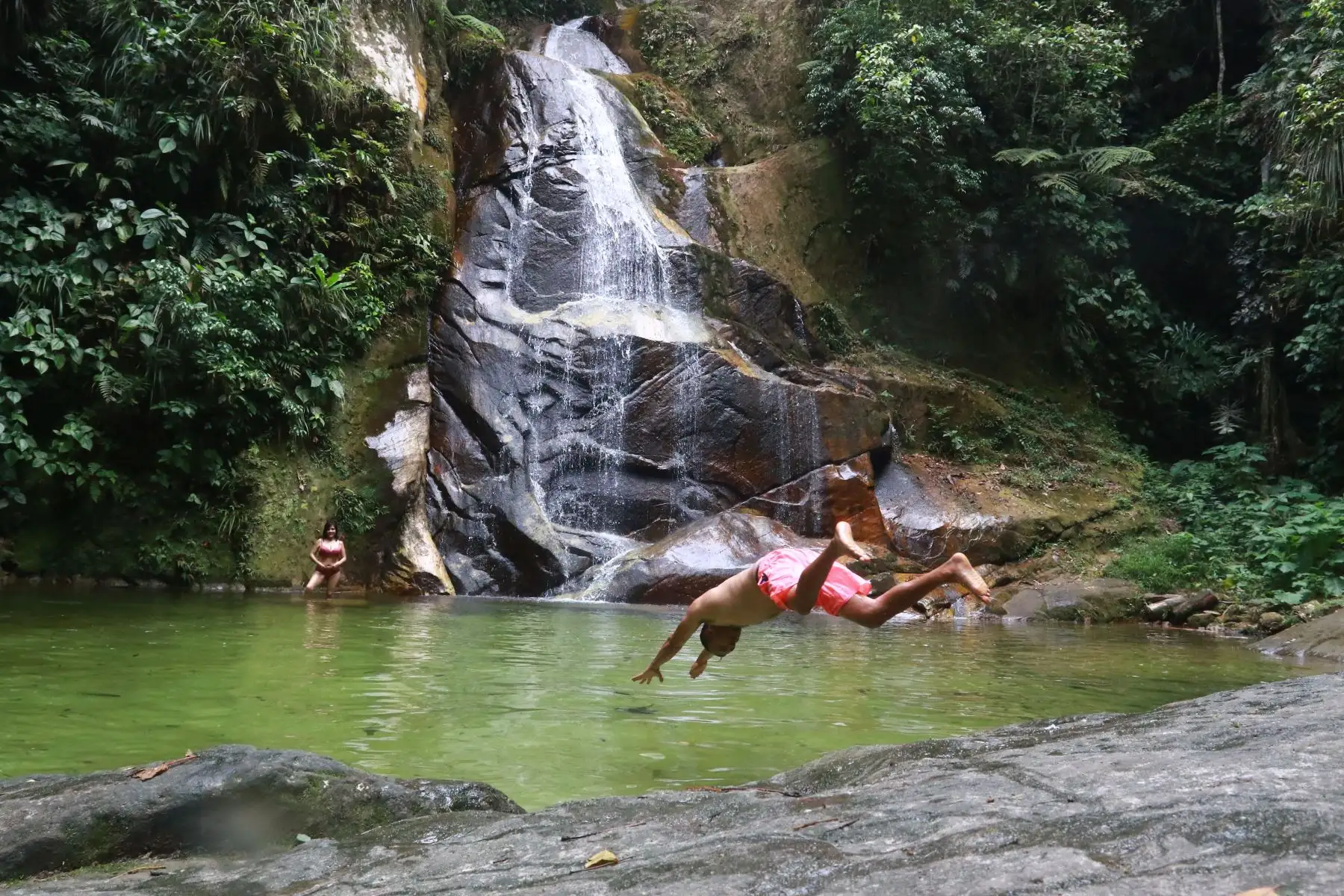 Cascada de Pucayaquillo, ubicada a la altura del km16 de la carretera Chazuta y luego una caminata de 45 minutos.
Foto: ANDINA/ Eddy Ramos