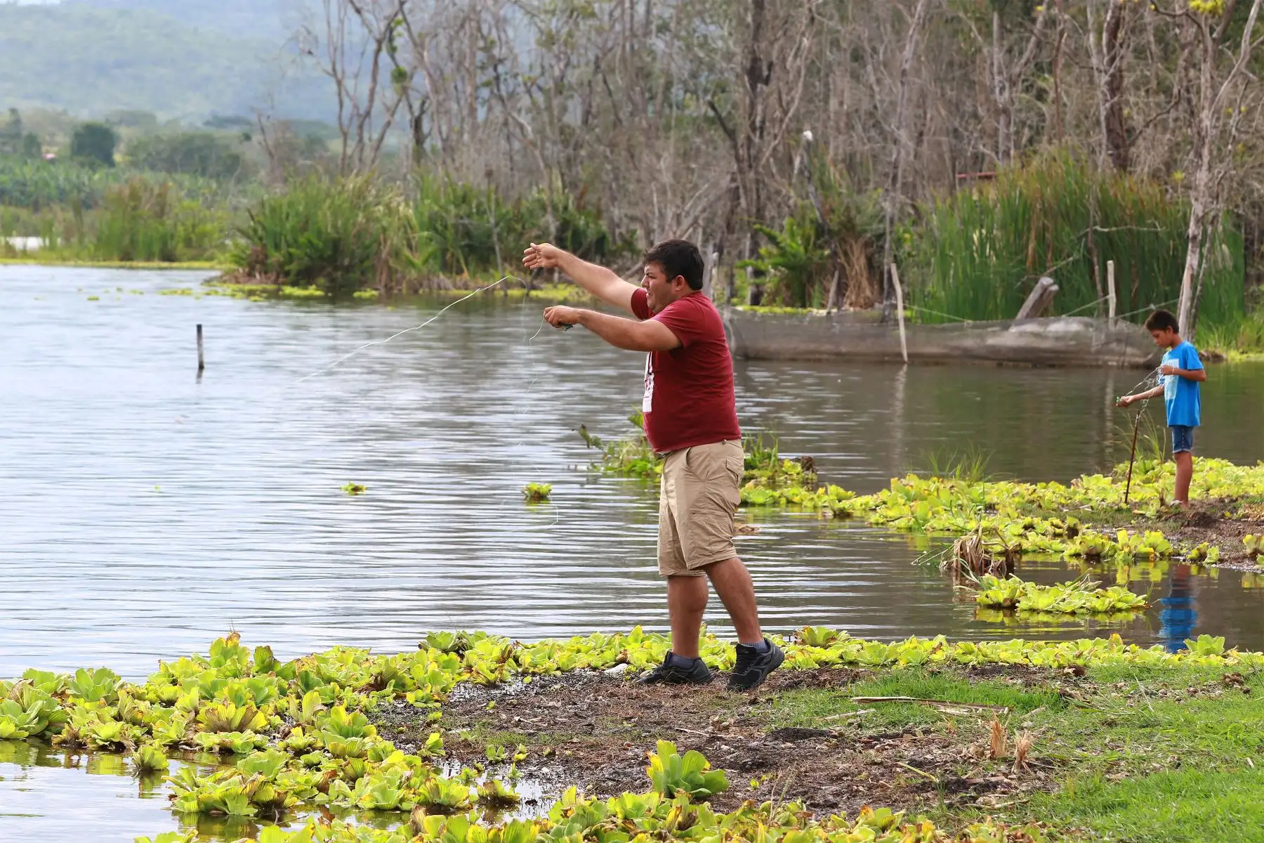 Laguna Ricuracocha, ubicada a 13.6 kilometros de la Plaza de Tarapoto , en el Centro Poblado Santa Rosa de Cumbaza.
Foto: ANDINA/ Eddy Ramos