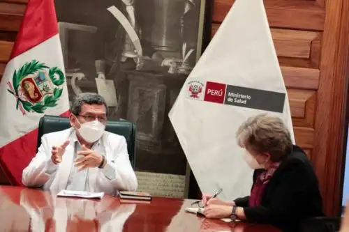 Minsa y Cepal acuerdan implementar un plan de autosuficiencia sanitaria para el manejo del covid-19. Foto: ANDINA/difusión.