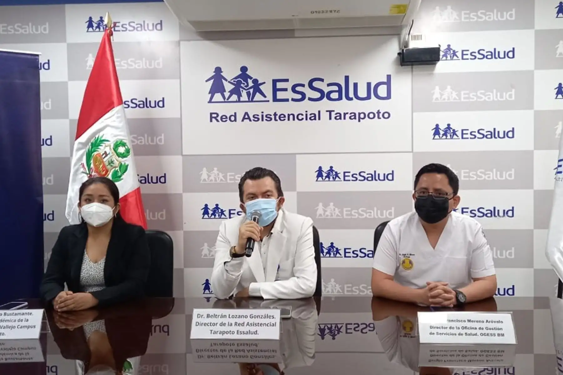 EsSalud Tarapoto presentó el Vacunabus que inmunizará contra la COVID-19 a 600 personas por día en San Martín.
Foto: EsSalud