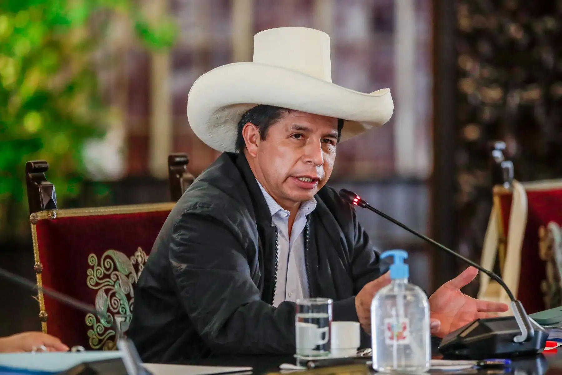 Presidente de la República, Pedro Castillo, lidera sesión de Consejo de Ministros. Foto: ANDINA/Prensa Presidencia