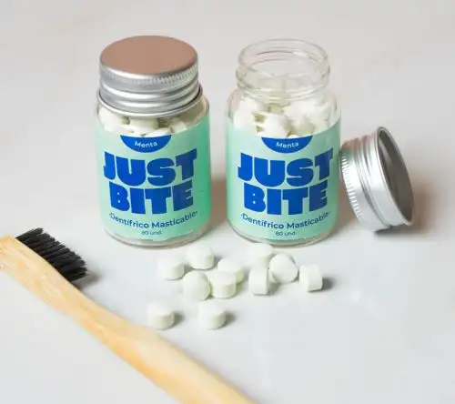 El biodentífrico JustBite no contiene químicos dañinos para nuestro cuerpo ni para el medio ambiente,