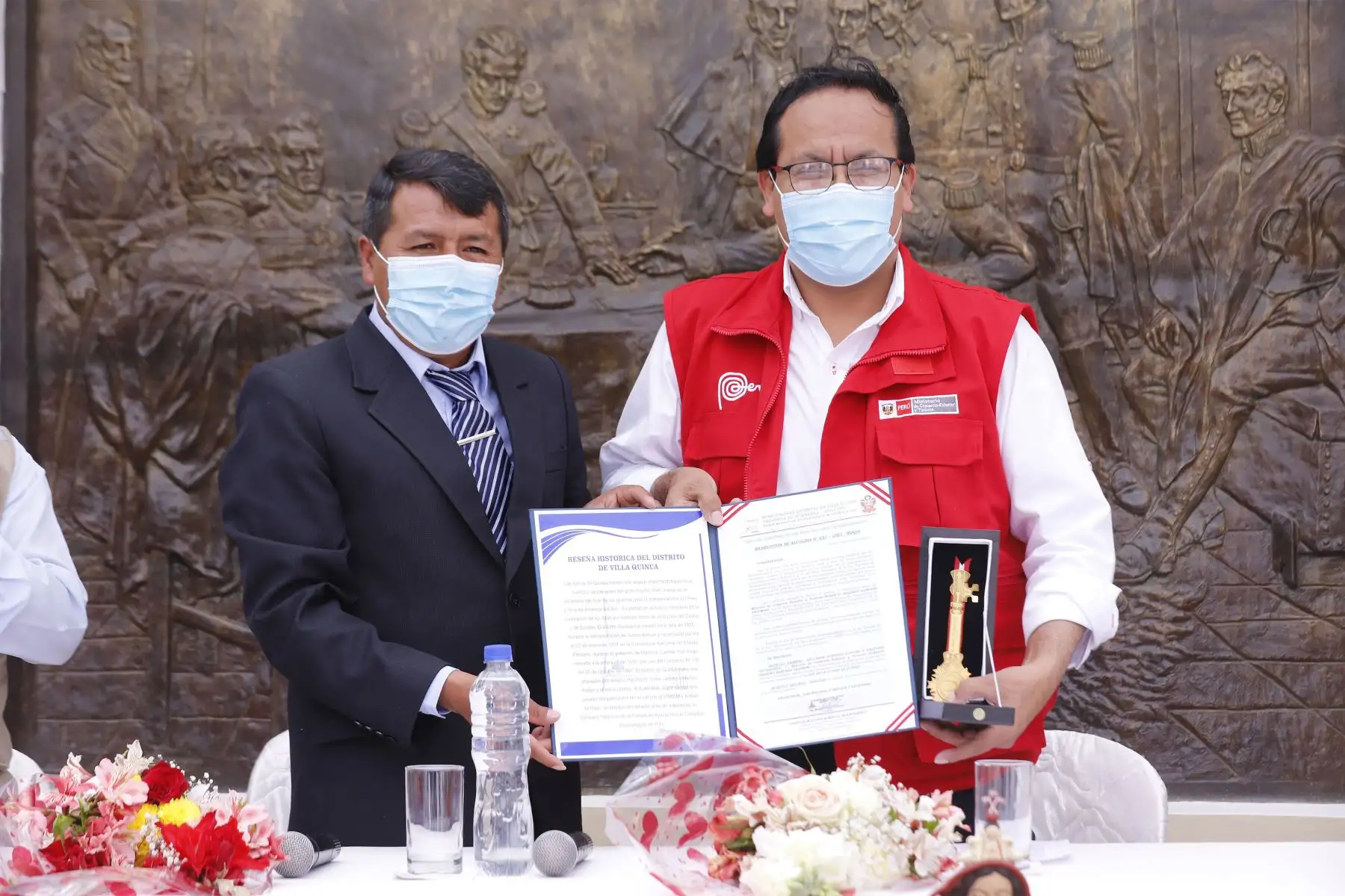 El ministro de Comercio Exterior y Turismo, Roberto Sánchez  llega a la región Ayacucho para participar en la entrega de la obra de mejoramiento de la Casa de Capitulación y Museo del Sitio de Quinua.
Foto: Mincetur