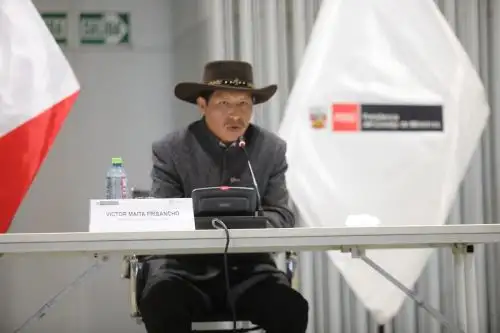 Ministro de Desarrollo Agrario y Riego, Víctor Maita. Cortesía