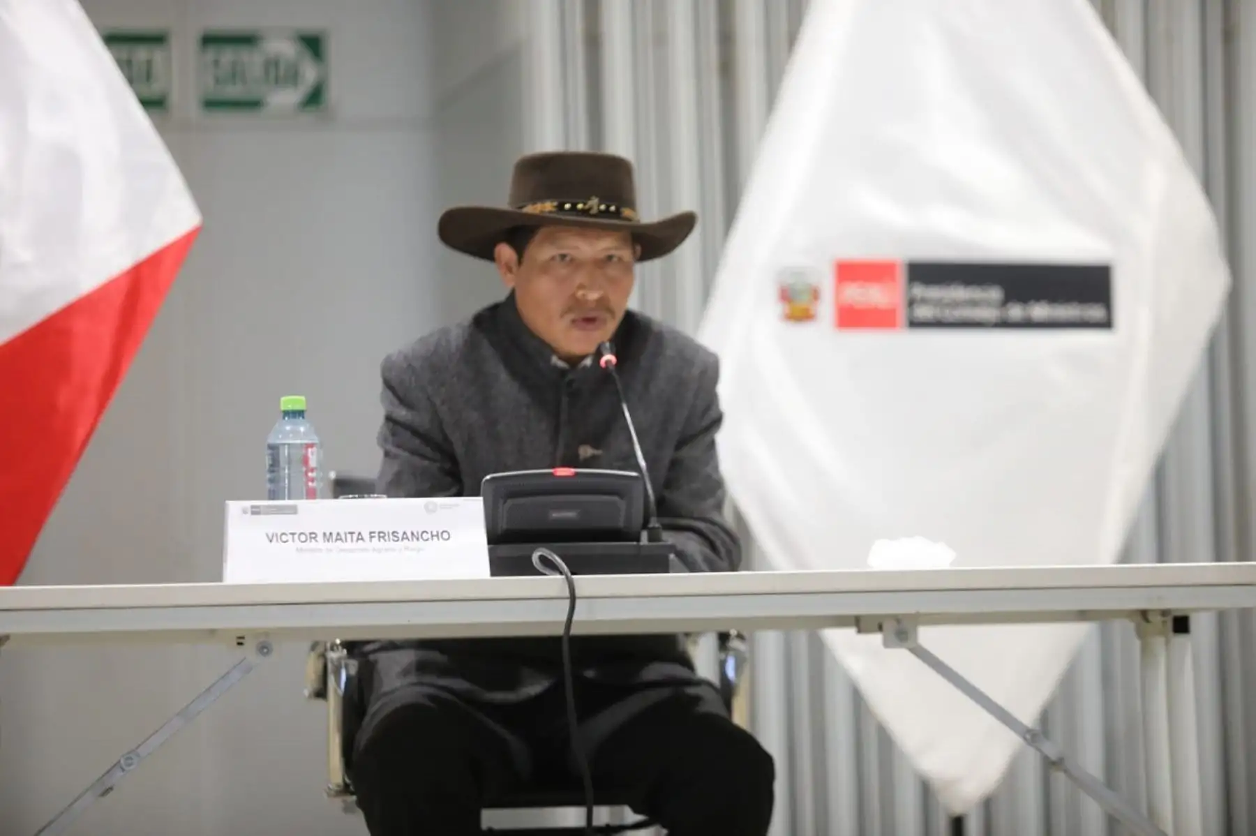 Ministro de Desarrollo Agrario y Riego, Víctor Maita. Foto: Cortesía.
