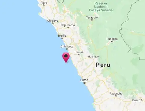 El epicentro del sismo de magnitud 4.6 fue a 58 kilómetros al suroeste de Huarmey. Foto: ANDINA/Difusión