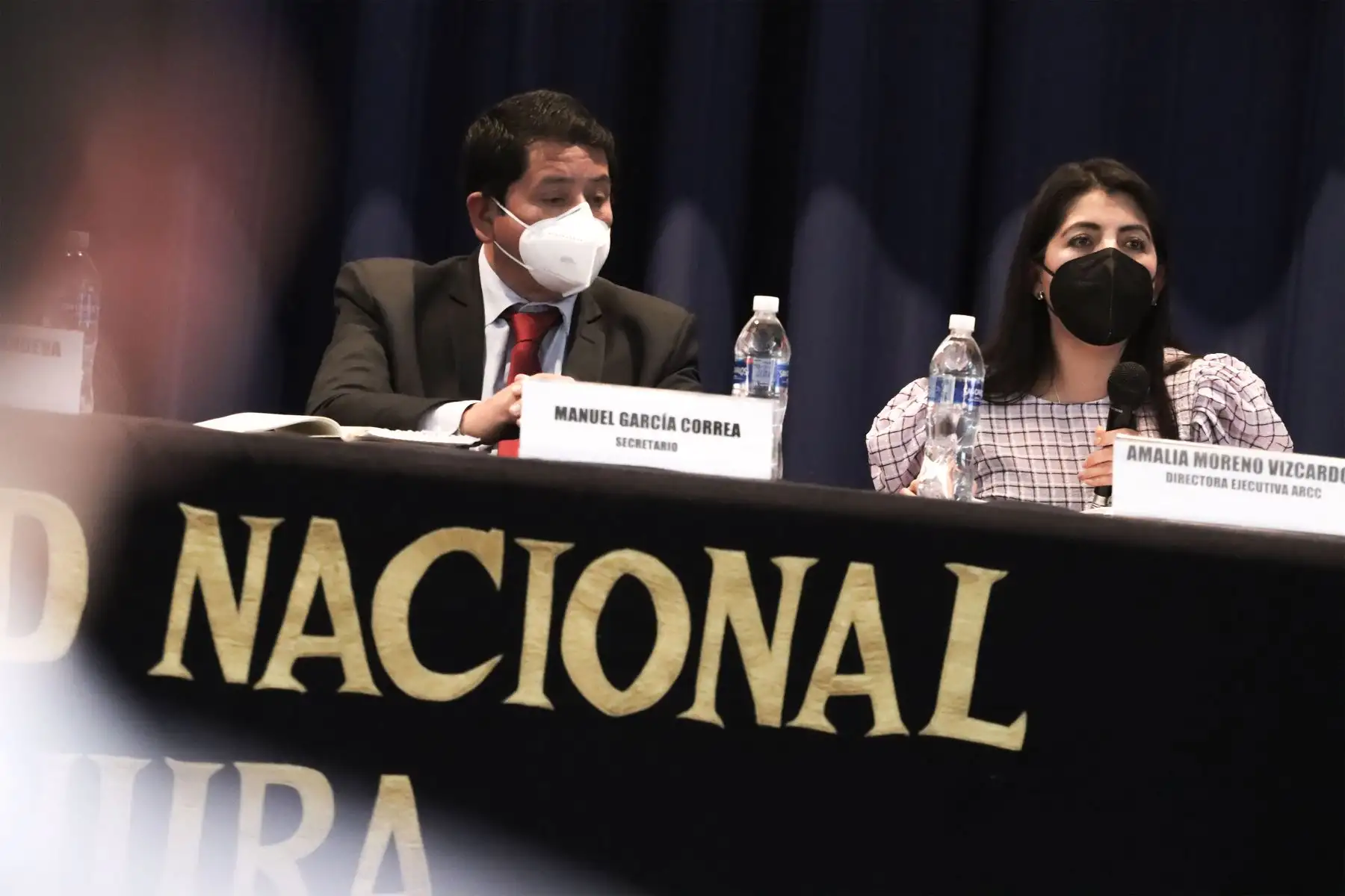 Presentación de la directora ejecutiva de la Autoridad para la Reconstrucción con Cambios, Amalia Moreno, en la sesión descentralizada de la Comisión Especial de seguimiento del proceso de Reconstrucción del Congreso de la República.
Foto: ARCC