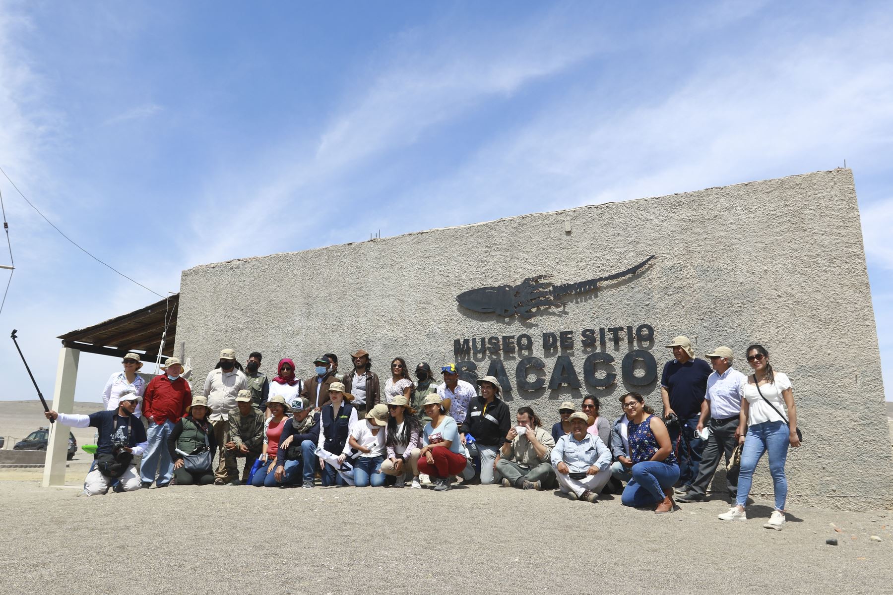 Luego de tres años de intenso trabajo, fue reinaugurado el Museo de Sitio Sacaco, en el distrito de Bella Unión, región Arequipa, que preserva y difunde la riqueza paleontológica del desierto. Foto: ANDINA/Braian Reyna