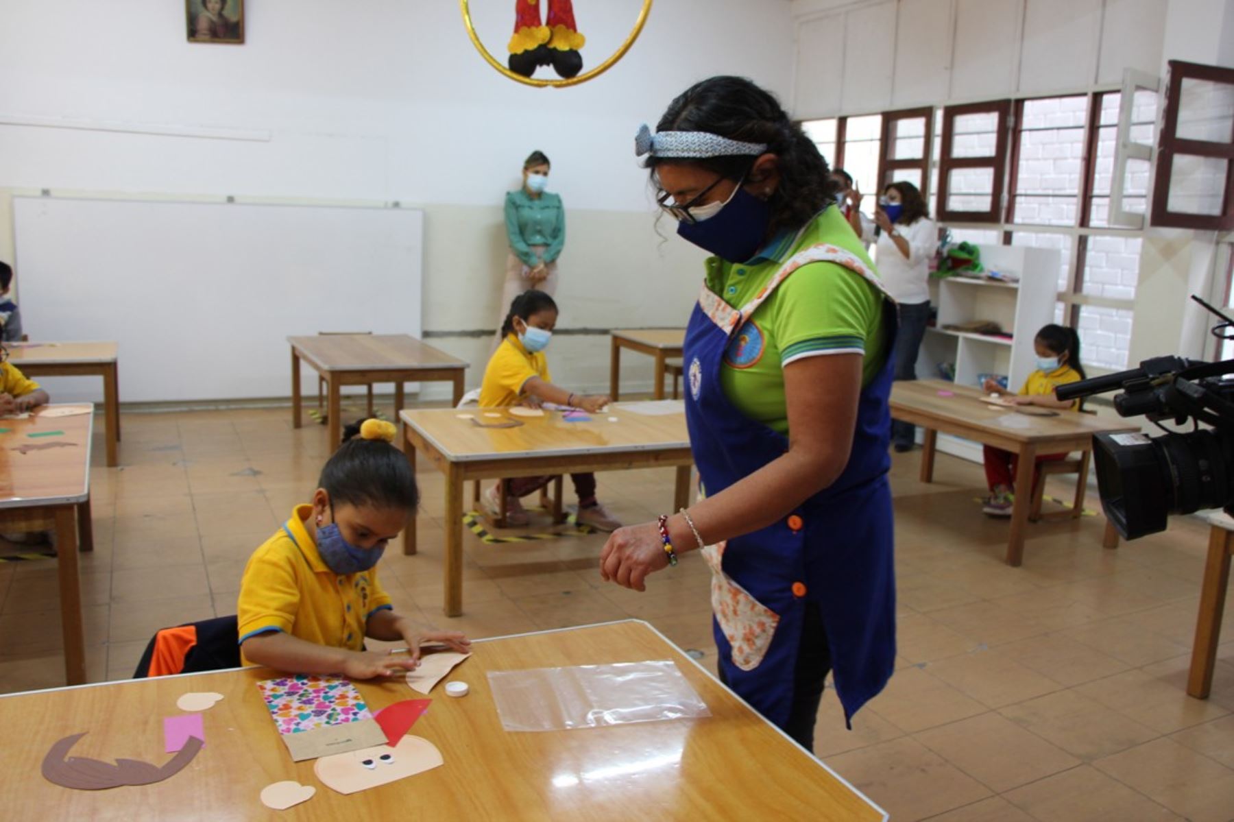 Minedu: 180 colegios públicos y privados de Lima ya tienen clases semipresenciales. Foto: ANDINA/Difusión.