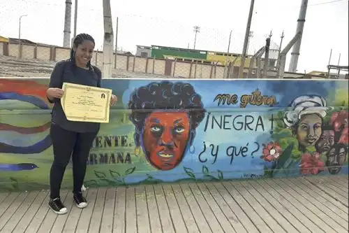 Para María del Pilar, el arte y la música deben tener contenido social que busque devolver el poder interno de las mujeres negras e indígenas. Fotos: Archivo personal)