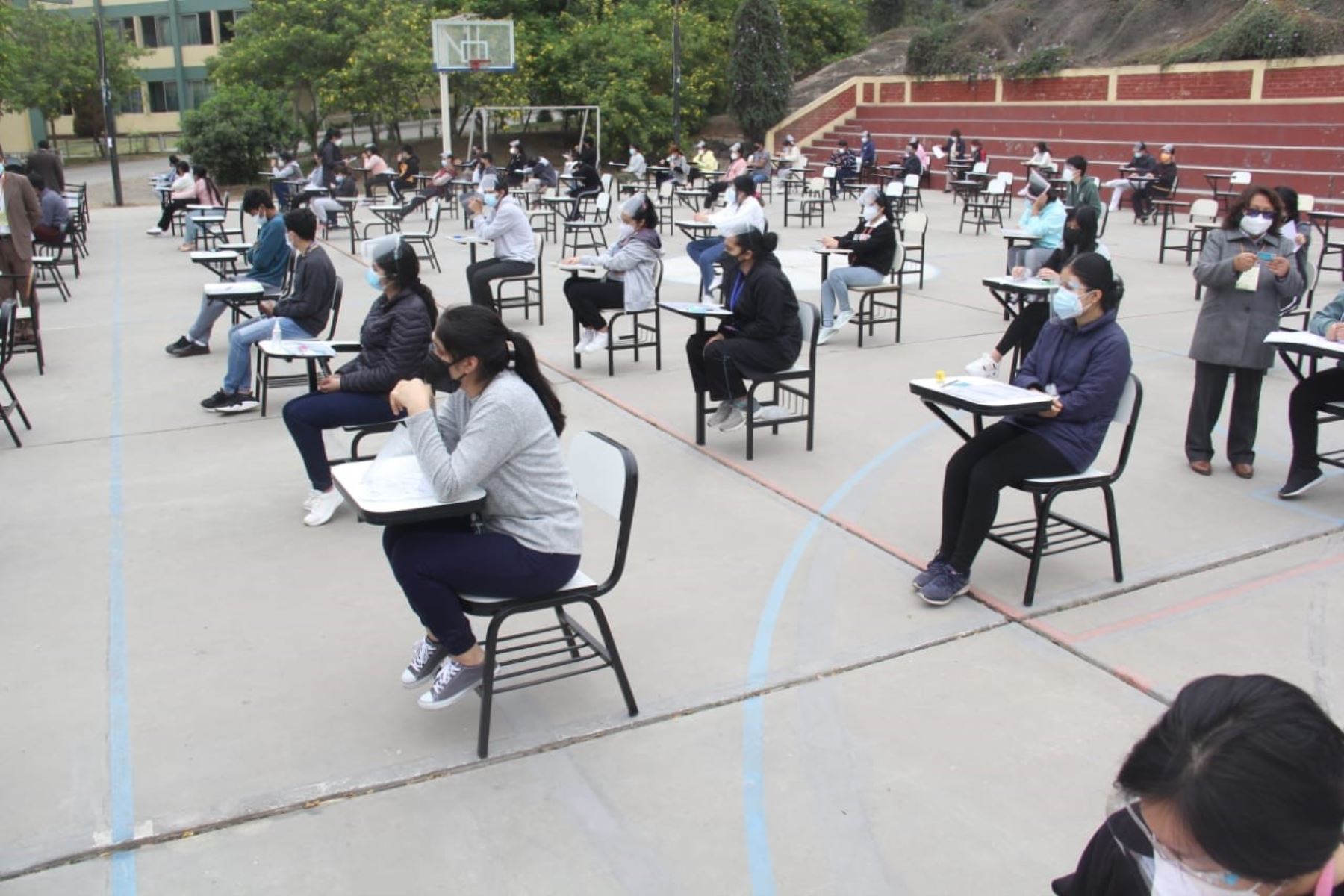 UNFV: casi 8,000 postulantes participaron en examen de admisión presencial. Foto: ANDINA/Difusión.