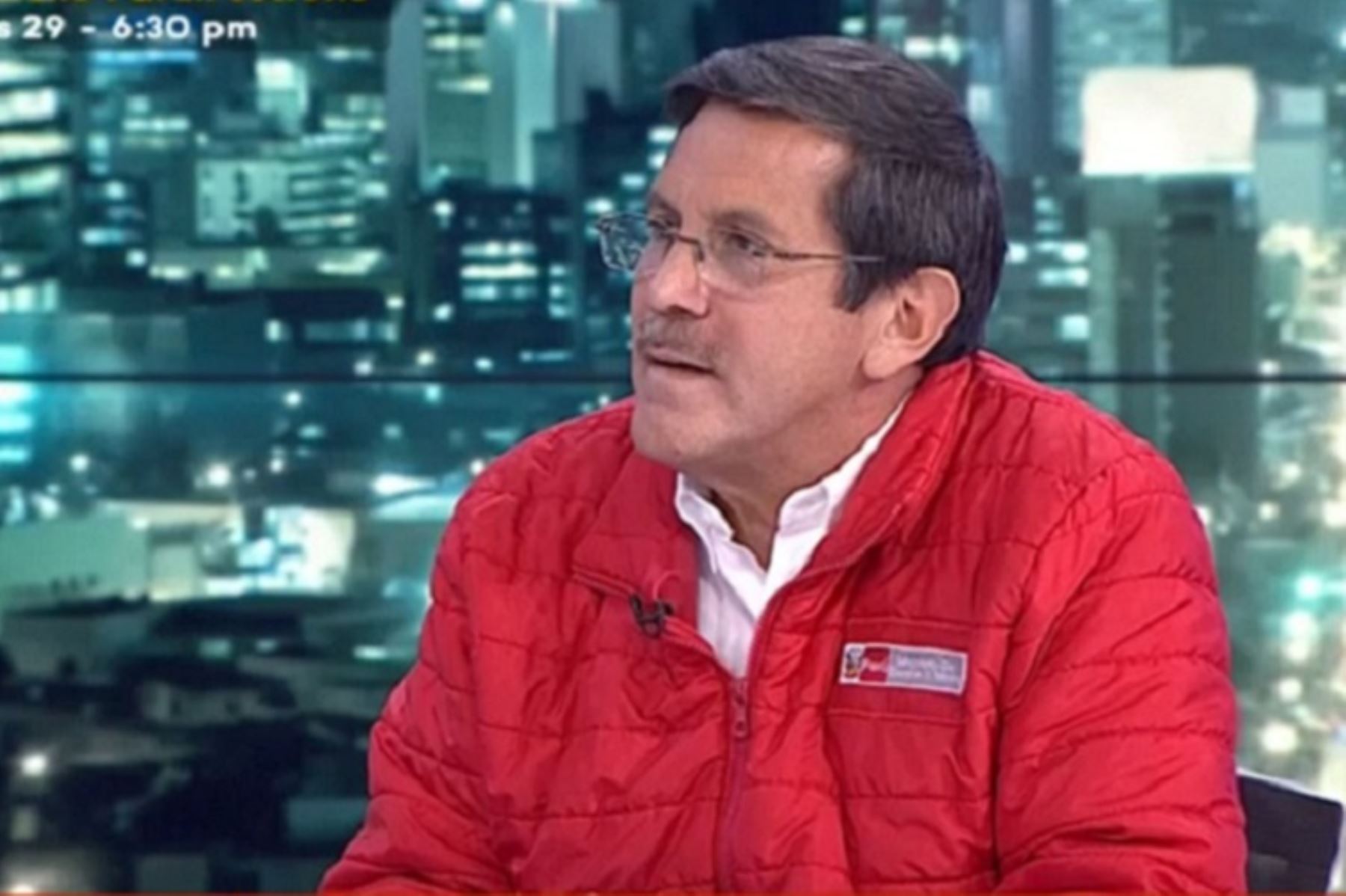 Viceministro de Minas, Jorge Chávez Cresta. Foto: Captura TV.